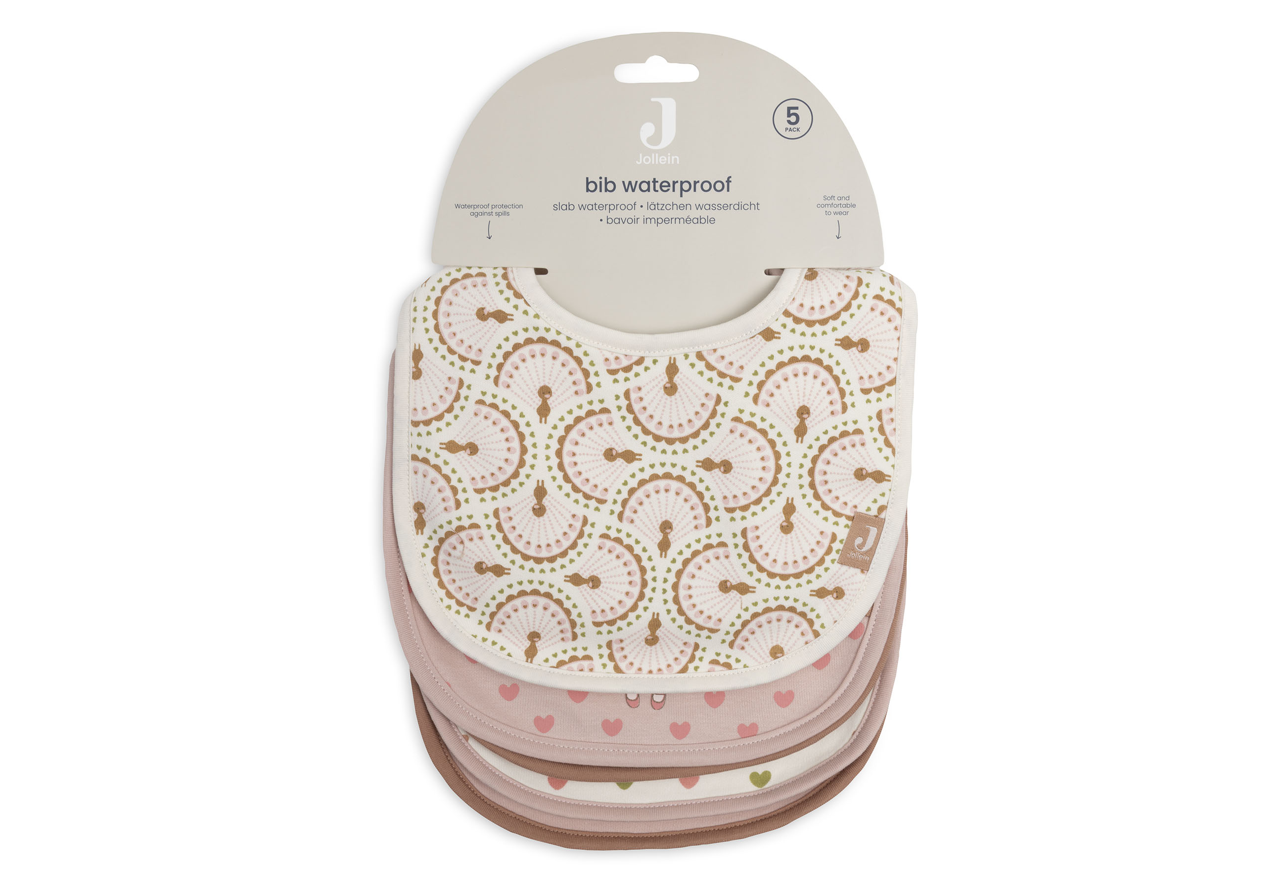 Jollein Haklapp Vattentät Soft Plumes (5pack) - 6