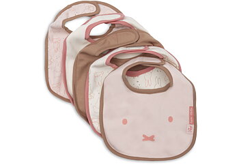 Jollein Haklapp Vattentät Miffy Moments Silk Rose (5pack)