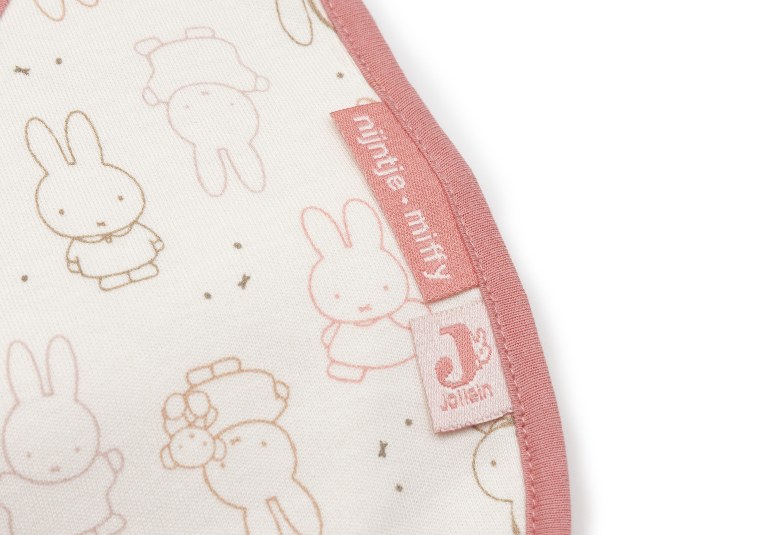 Jollein Haklapp Vattentät Miffy Moments Silk Rose (5pack) - 5