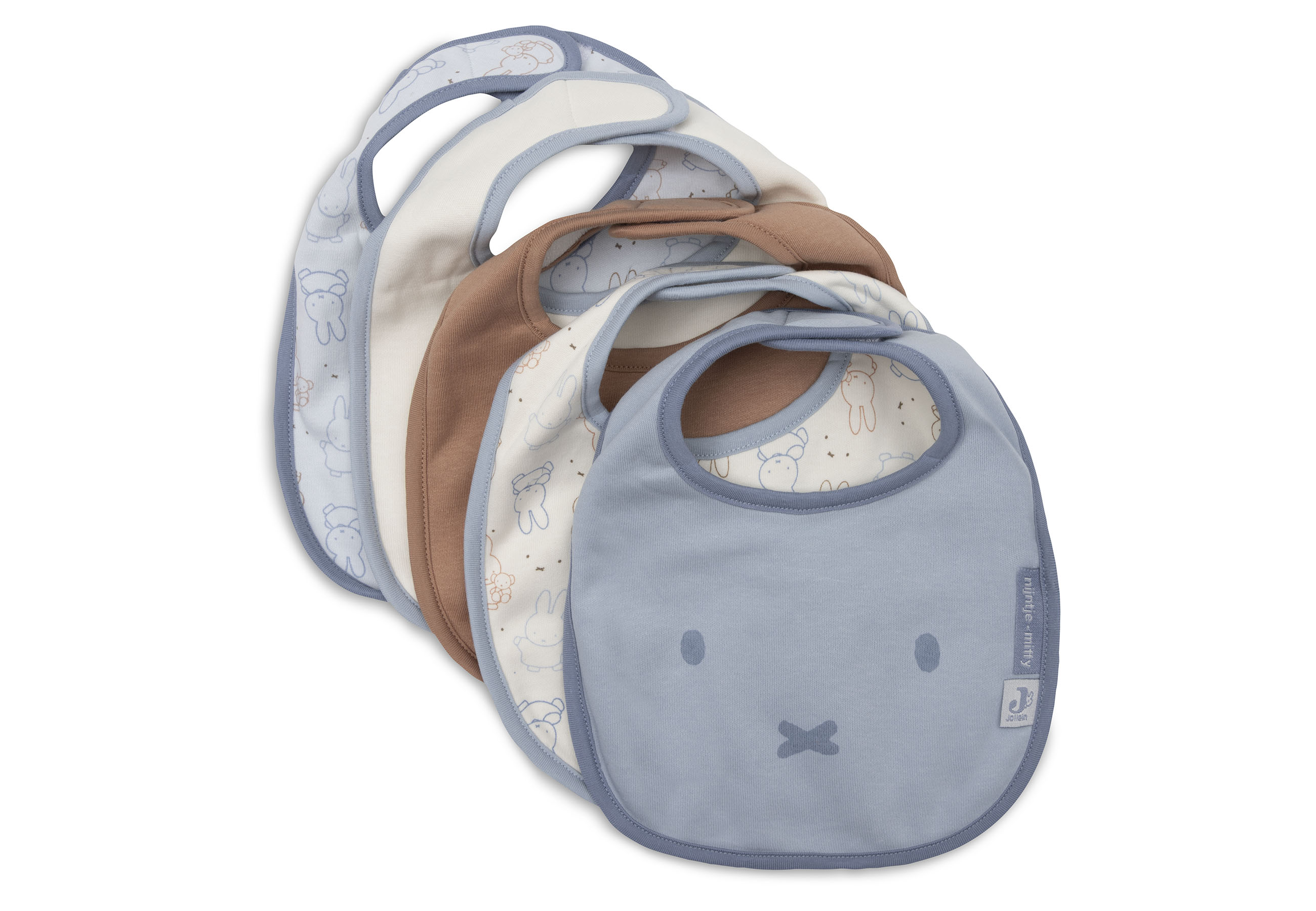 Jollein Haklapp Vattentät Miffy Moments Cloudy Blue (5pack)