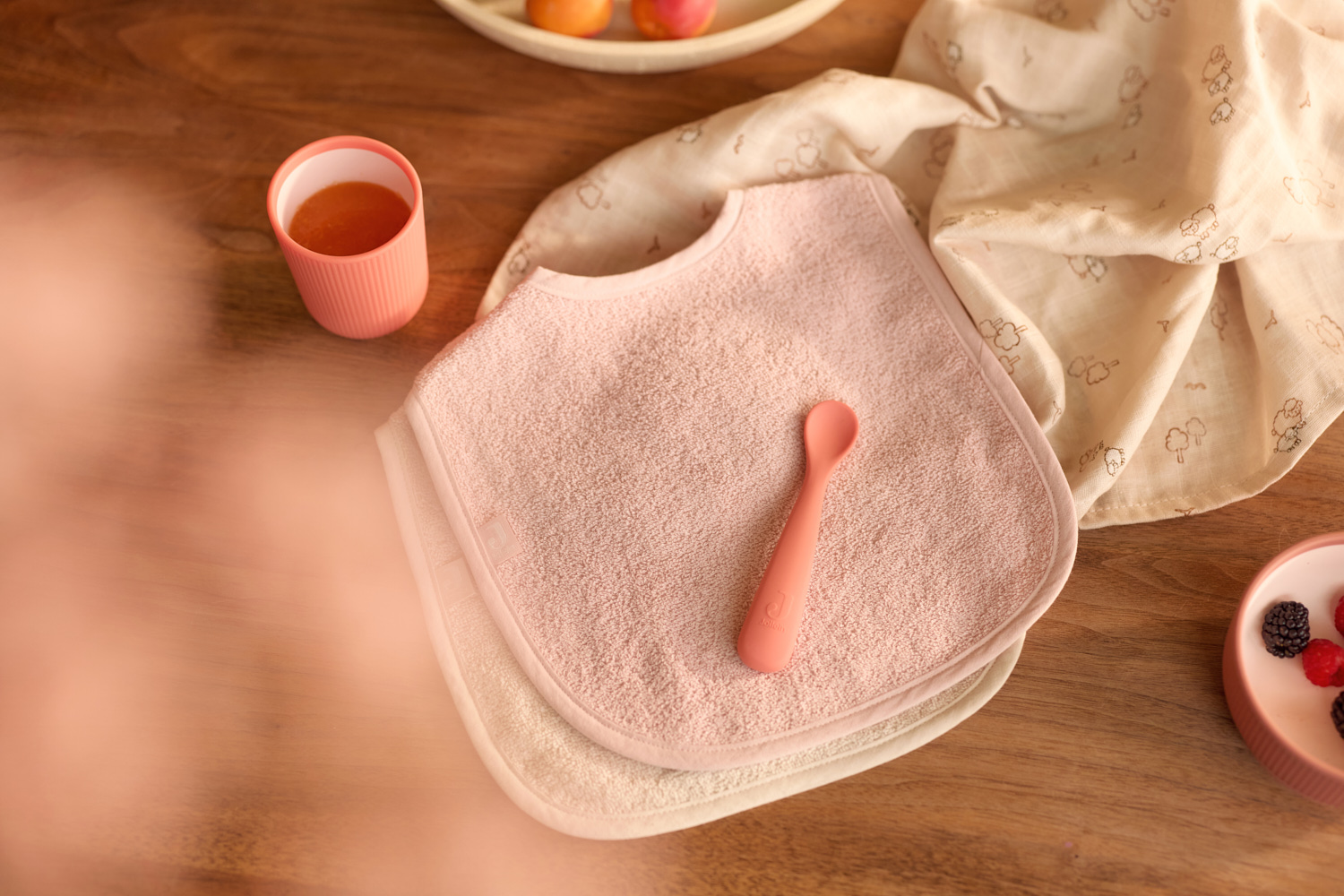 Jollein Haklapp Frotté Silk Rose/Sand (2pack) - 7