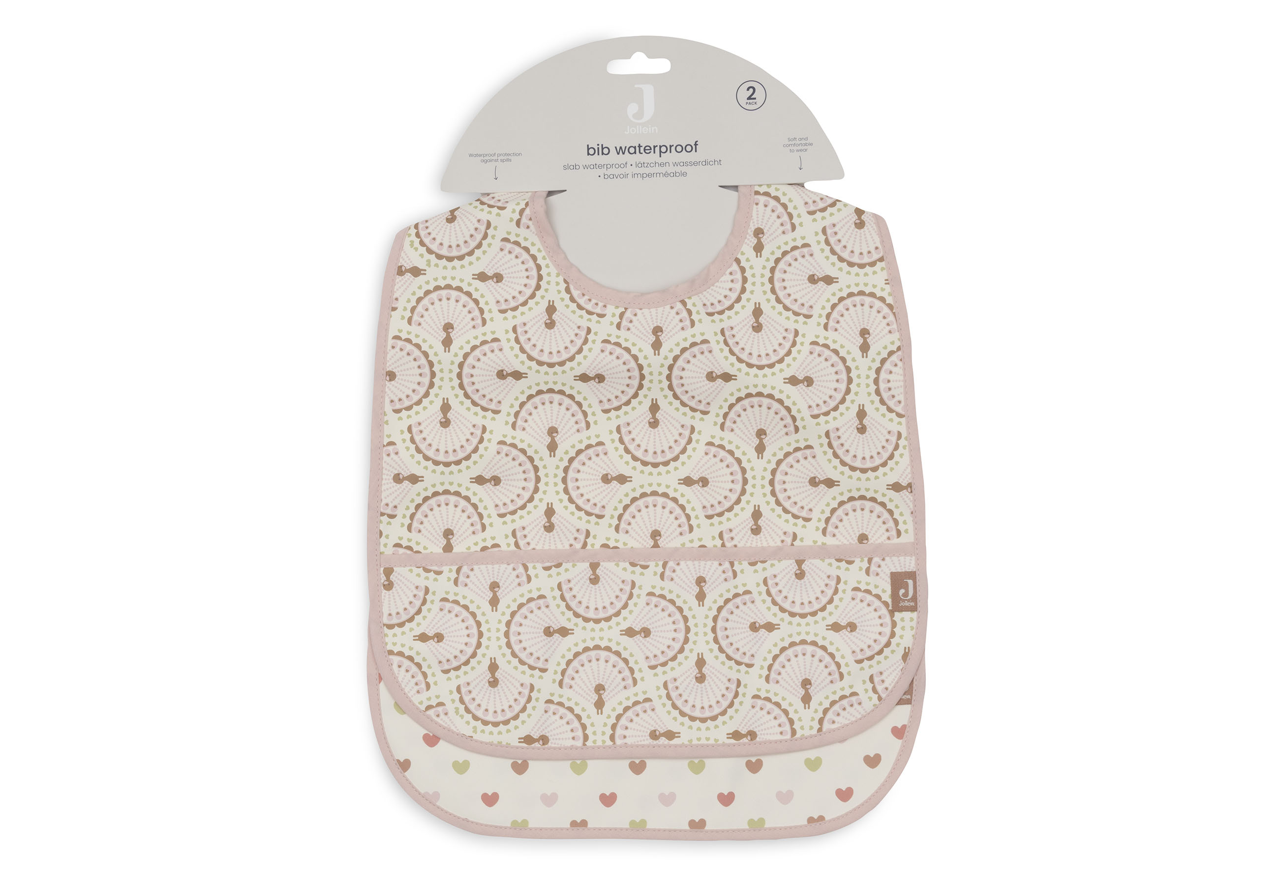 Jollein Haklapp Vattentät Soft Plumes (2pack) - 4