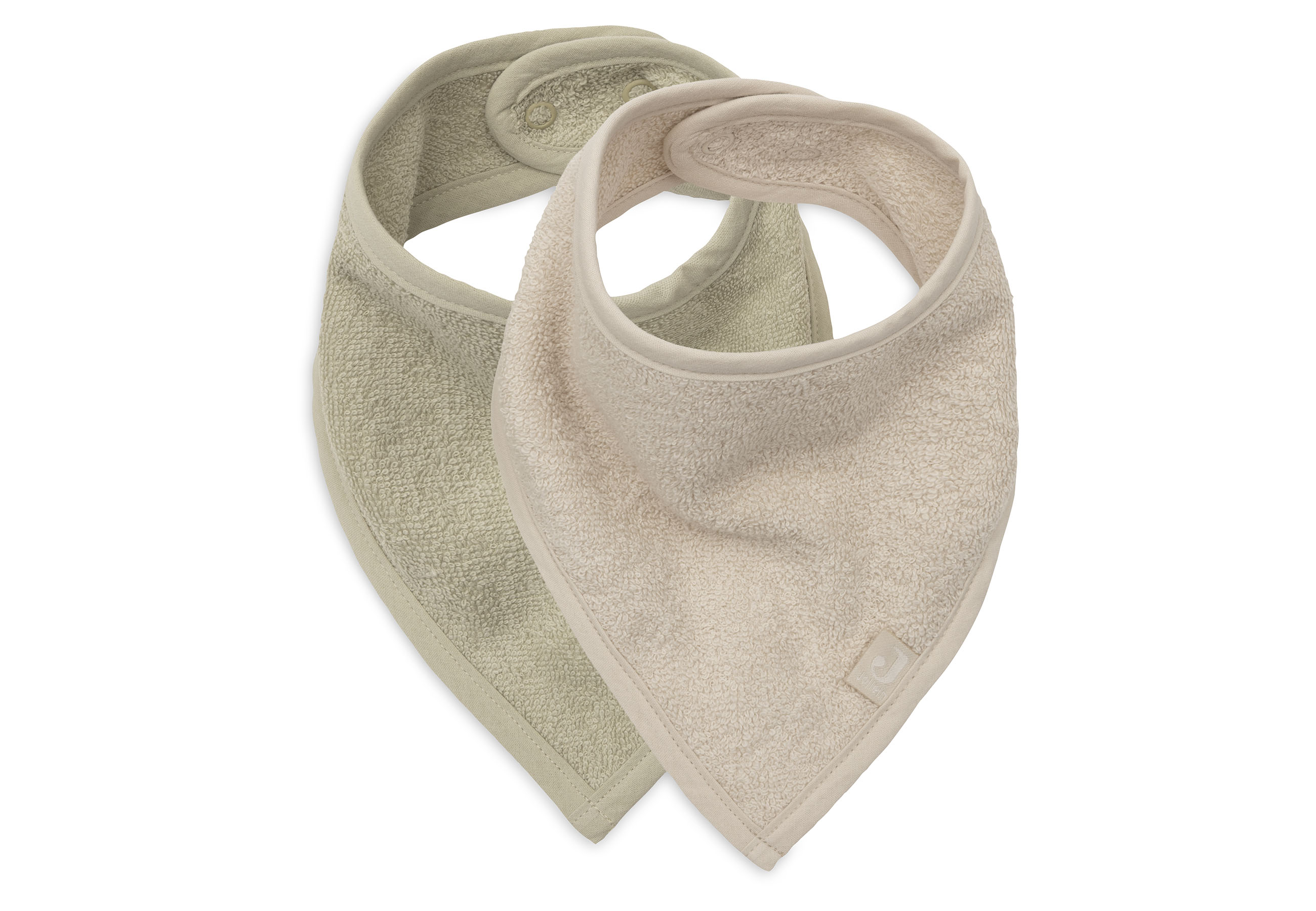 Jollein Haklapp Bandana Soft Matcha/Sand (2pack)