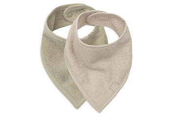 Jollein Haklapp Bandana Soft Matcha/Sand (2pack)