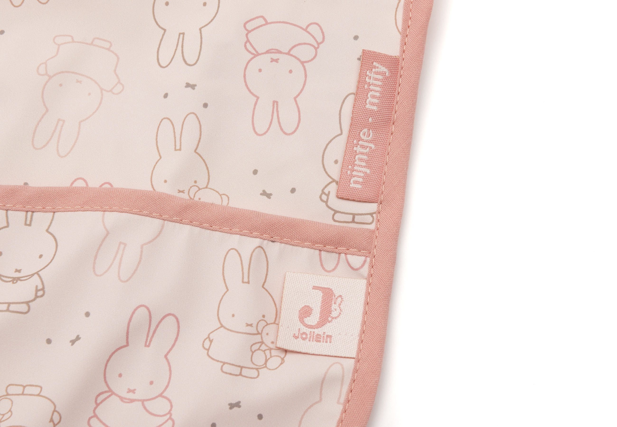Jollein Haklapp Vattentät m. ärm Miffy Moments Silk Rose - 3