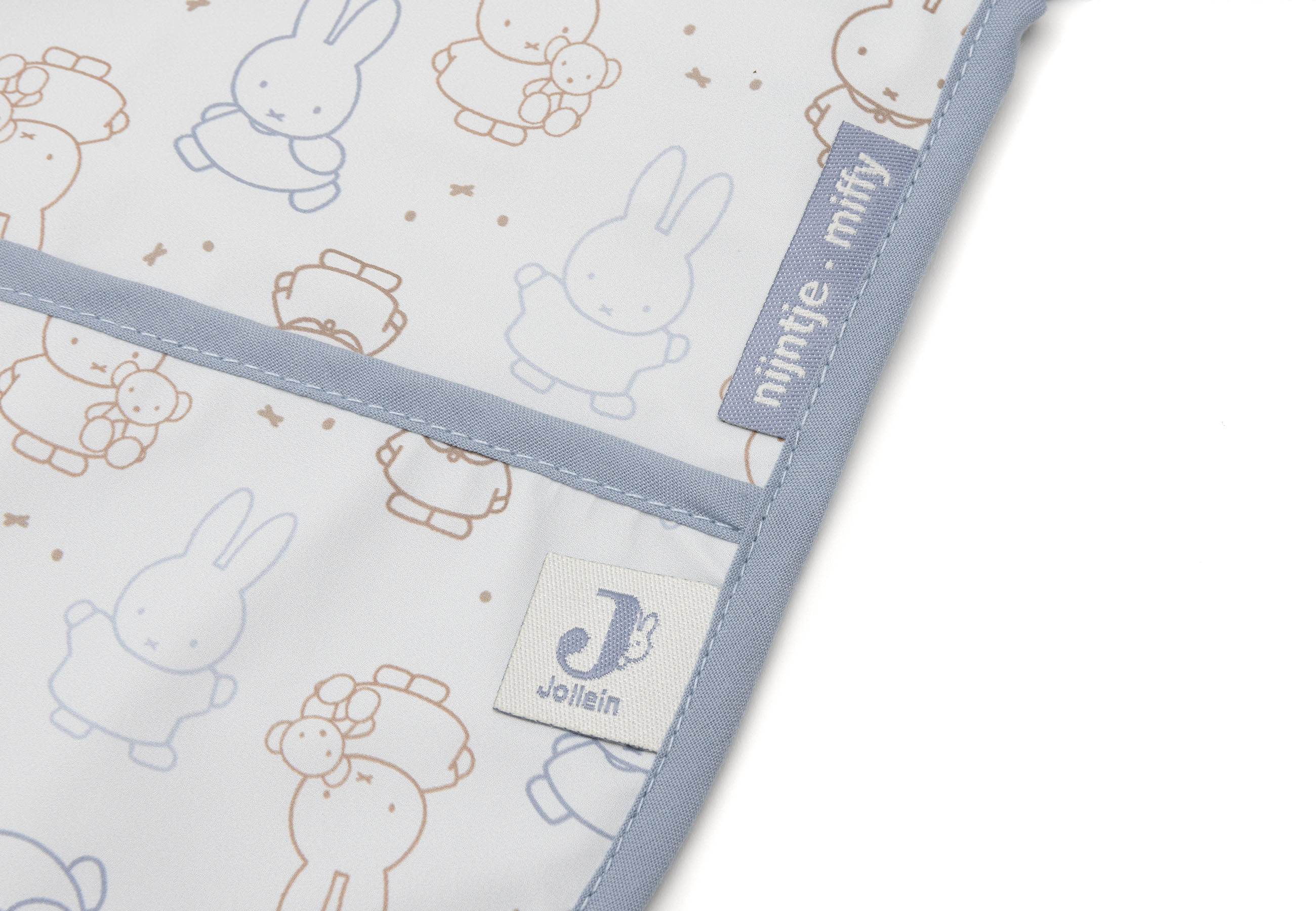 Jollein Haklapp Vattentät m. ärm Miffy Moments Cloudy Blue - 3