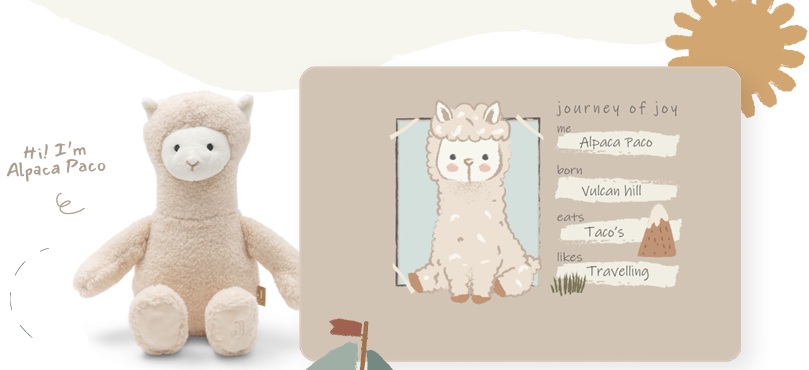 Jollein Gosedjur Alpaca Paco - 8