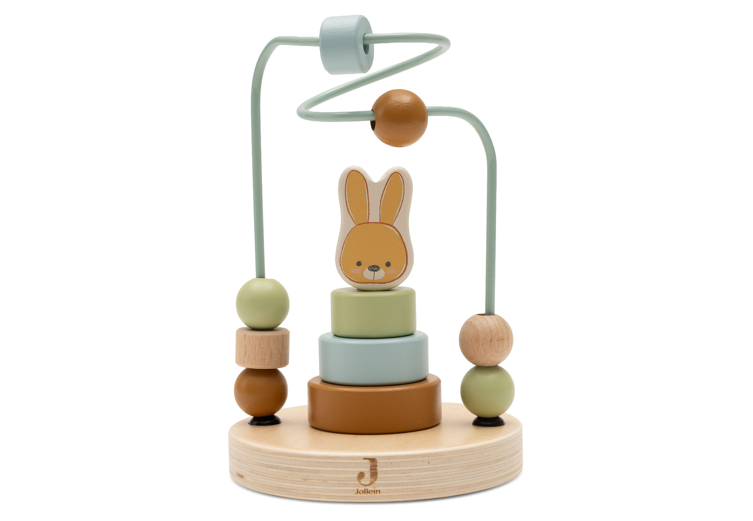 Jollein Trätorn med kulram Bunny Luz