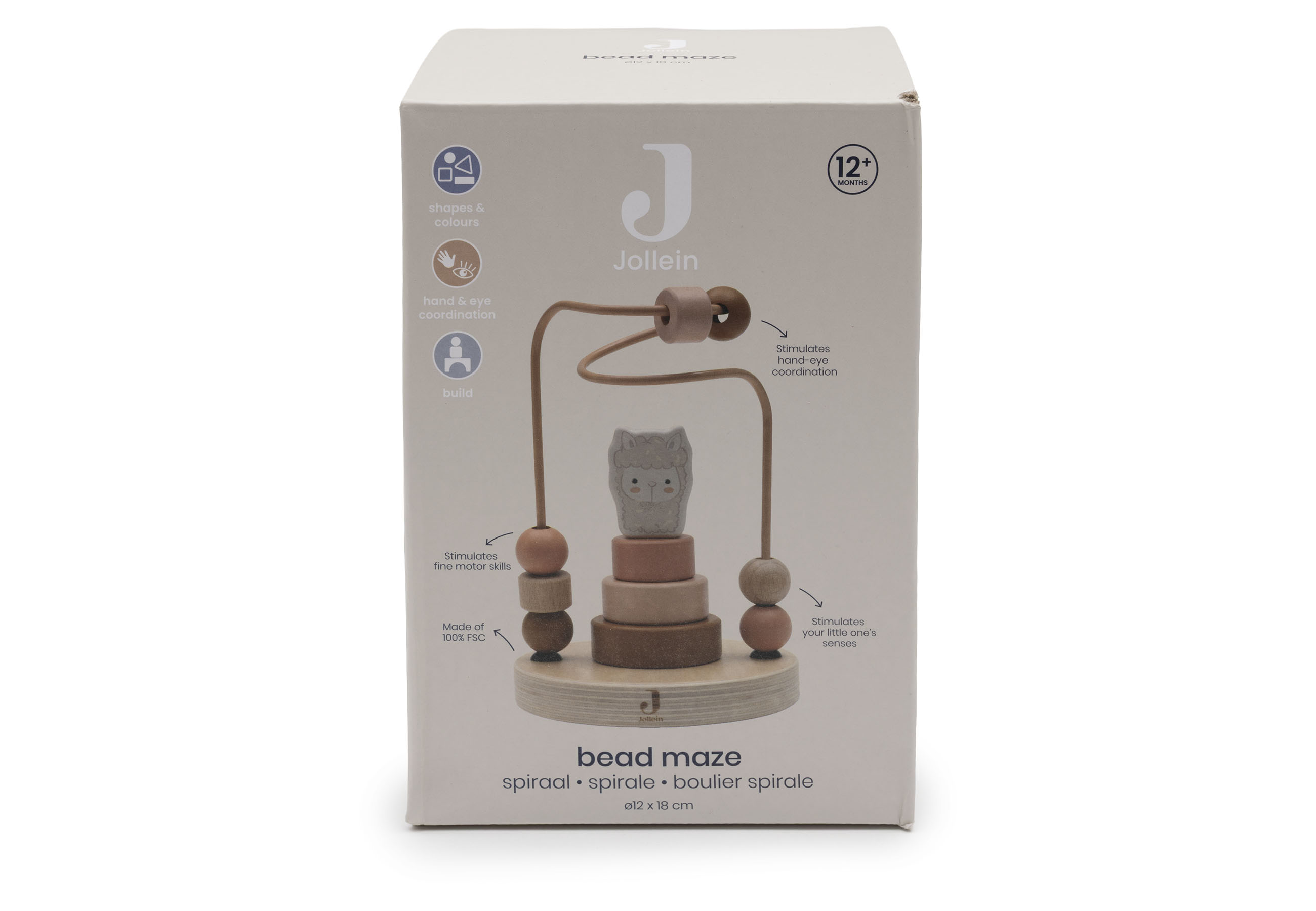 Jollein Trätorn med kulram Alpaca Paco - 5