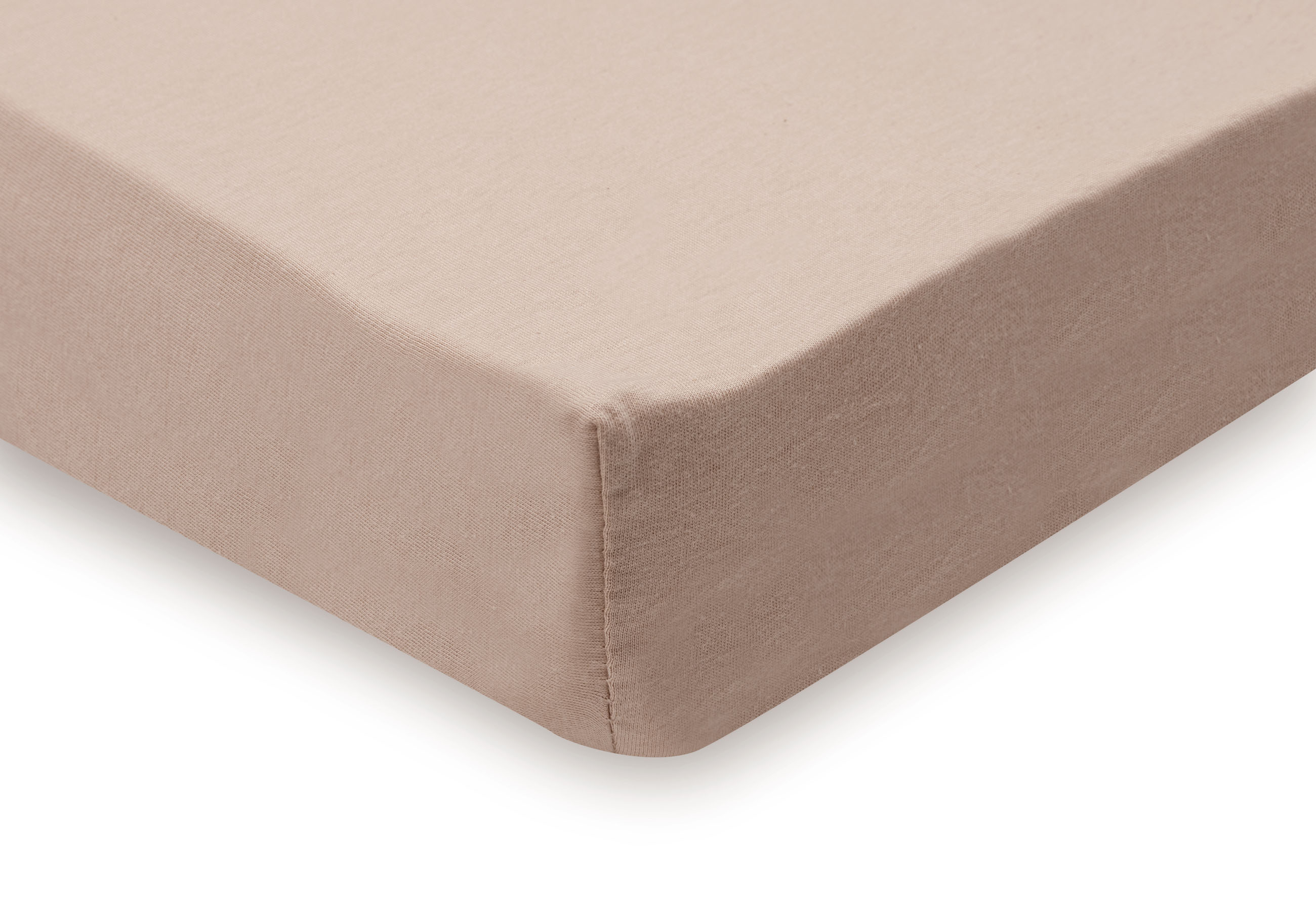 Jollein Dra-på-lakan Jersey 40/50x80/90cm L.Terra/Oatmeal (2pack) - 3