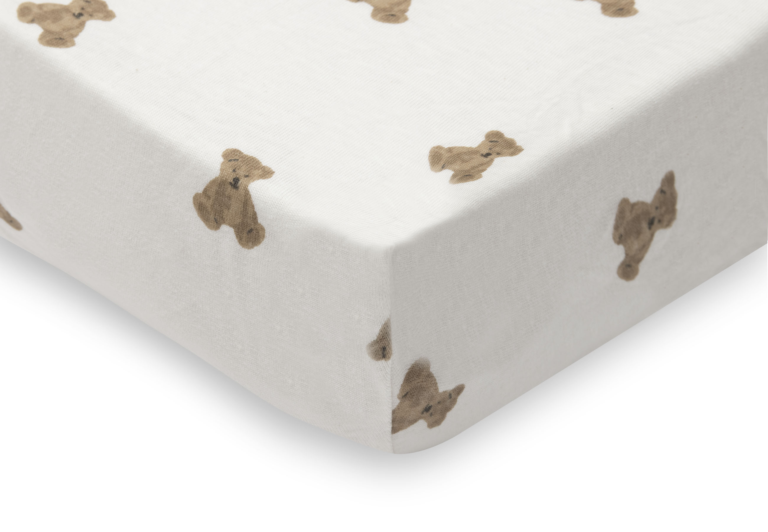 Jollein Dra-på-lakan Jersey 60x120cm Mini Teddy Bear - 3