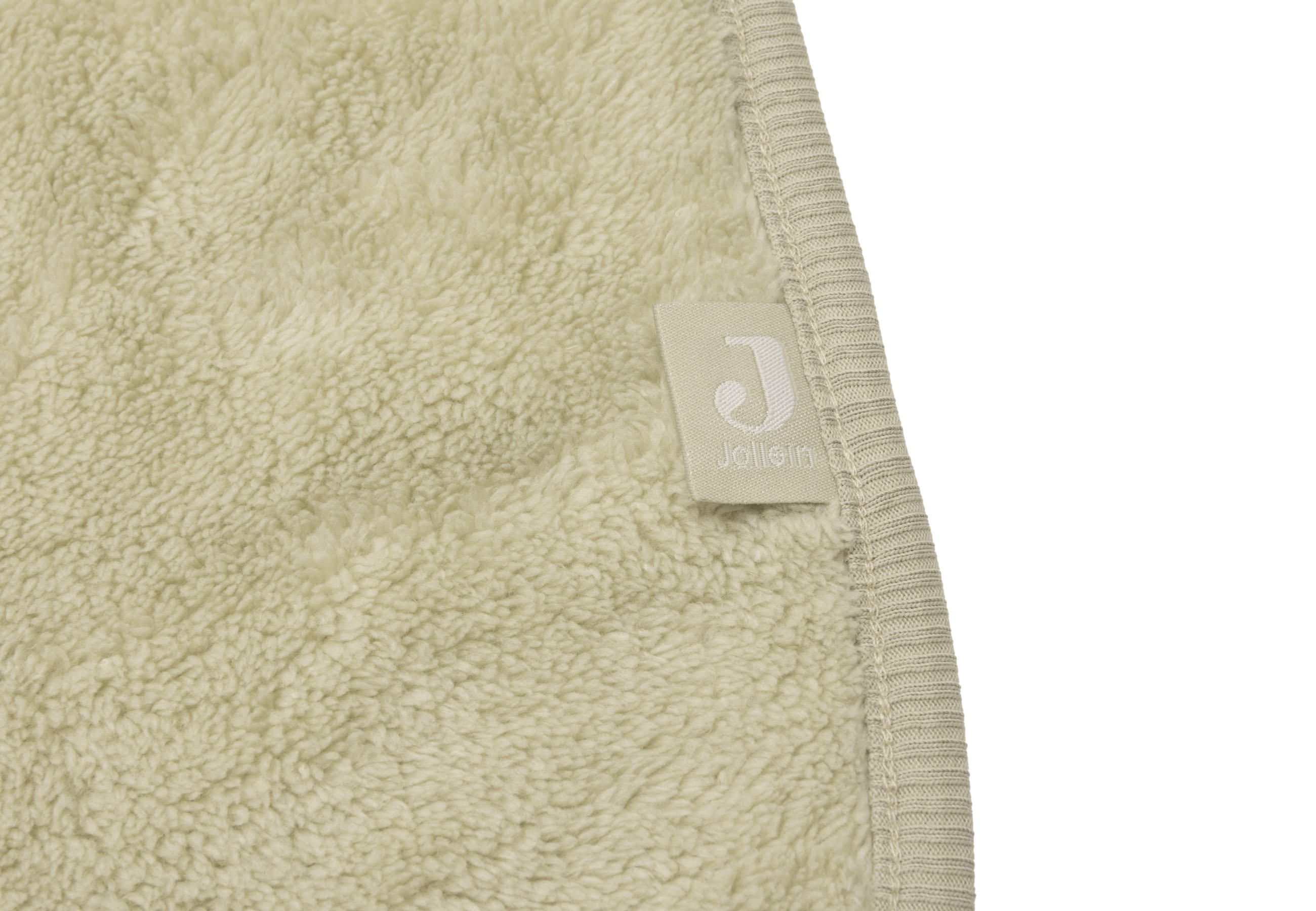 Jollein Babyfilt 75x100cm Basic Sherpa/Jersey Soft Matcha - 3