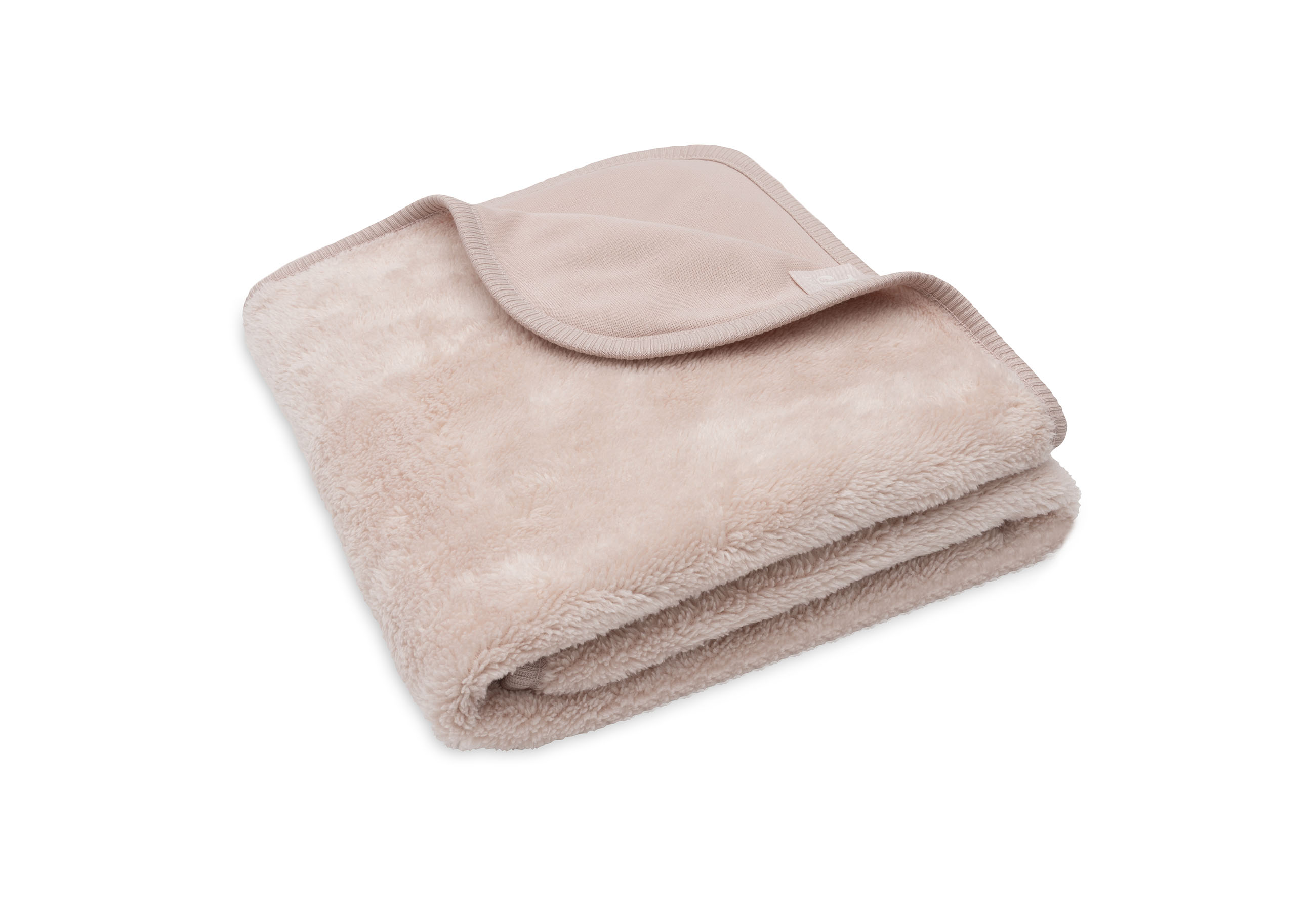 Jollein Babyfilt 75x100cm Basic Sherpa/Jersey Silk Rose