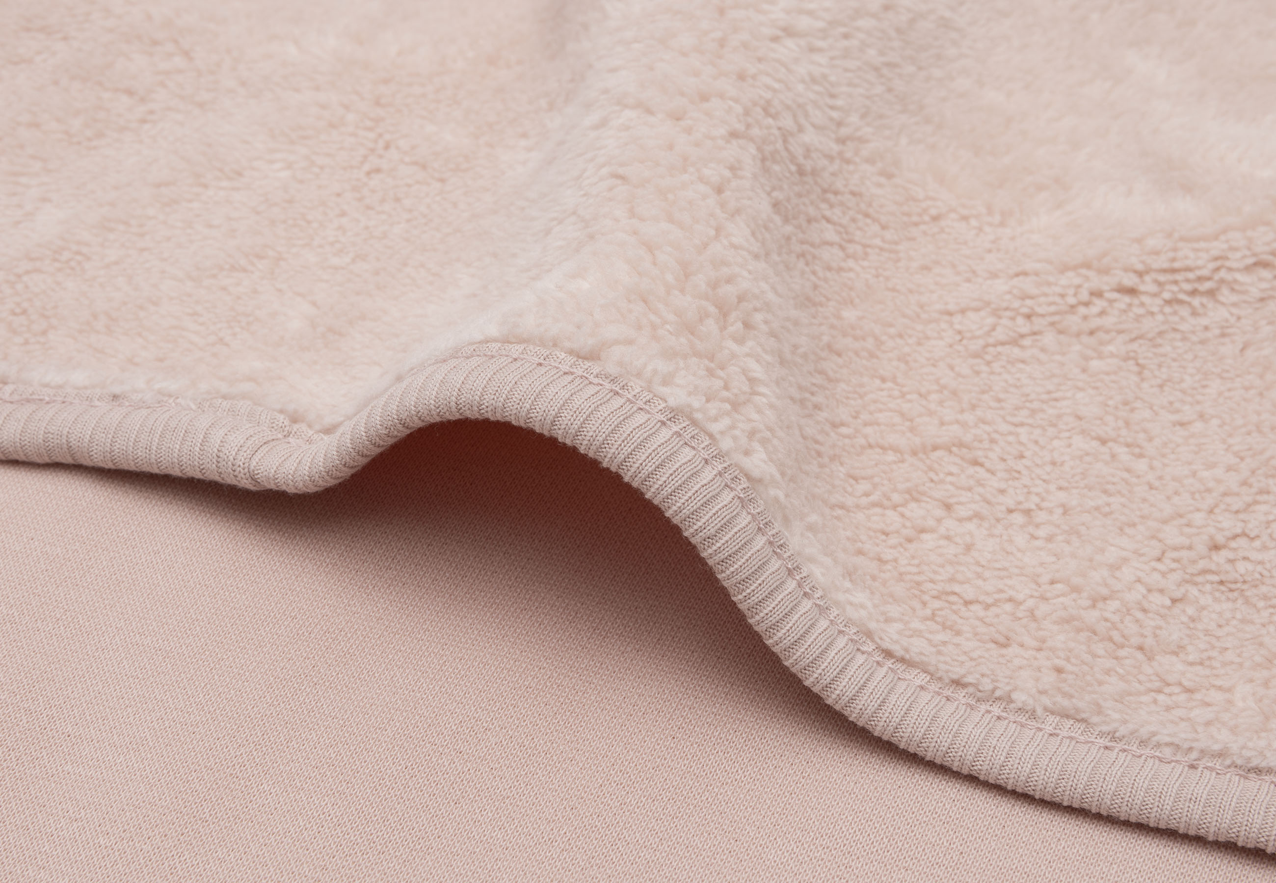 Jollein Babyfilt 75x100cm Basic Sherpa/Jersey Silk Rose - 4