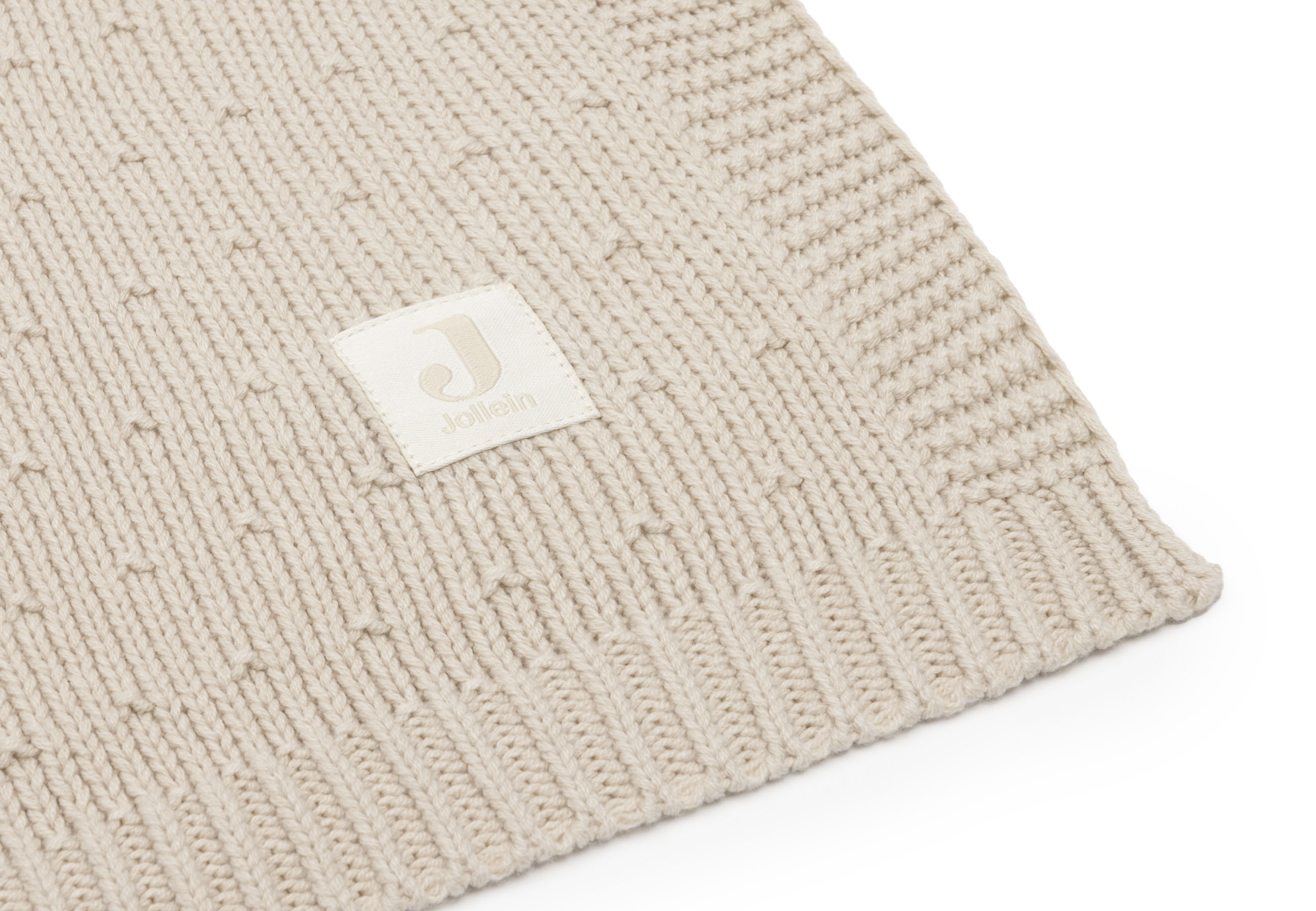 Jollein Babyfilt 75x100cm Sprinkle Knit Sand - 3