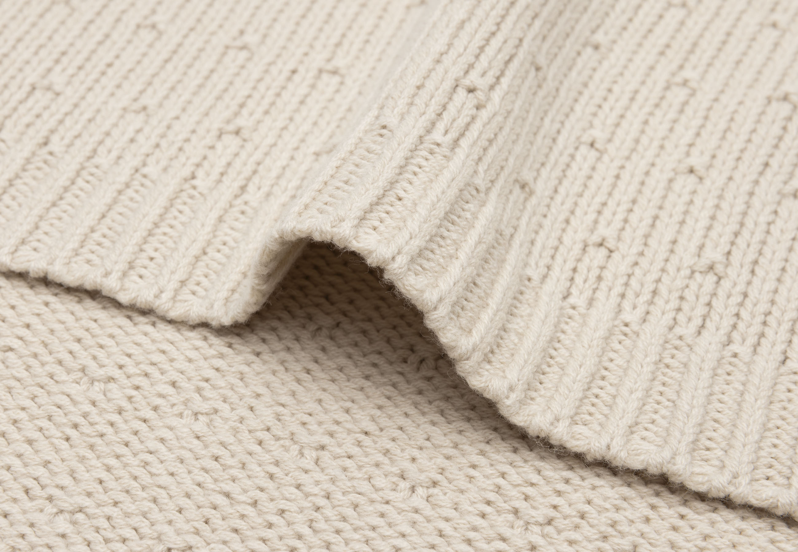 Jollein Babyfilt 75x100cm Sprinkle Knit Sand - 4