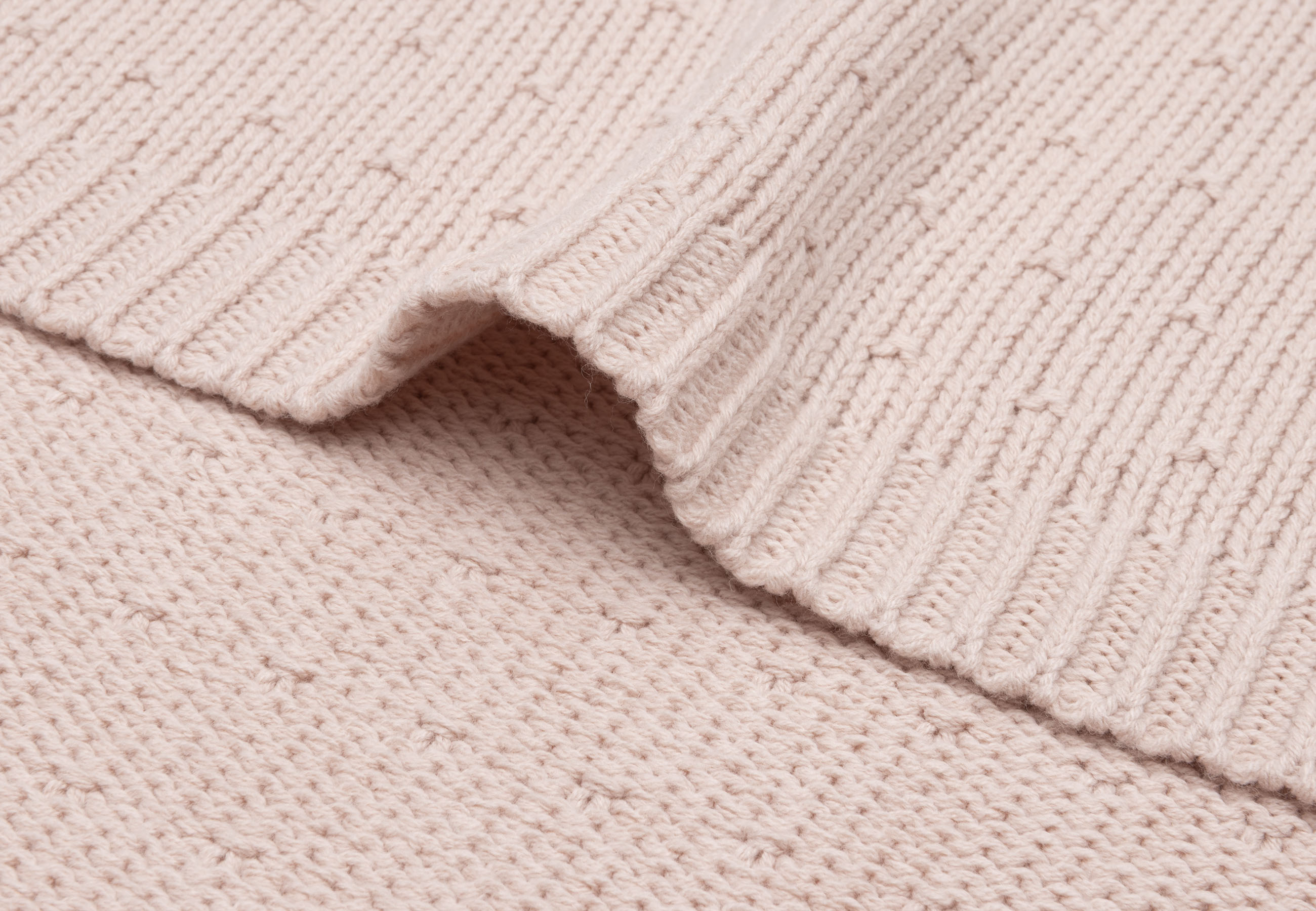 Jollein Babyfilt 75x100cm Sprinkle Knit Silk Rose - 4