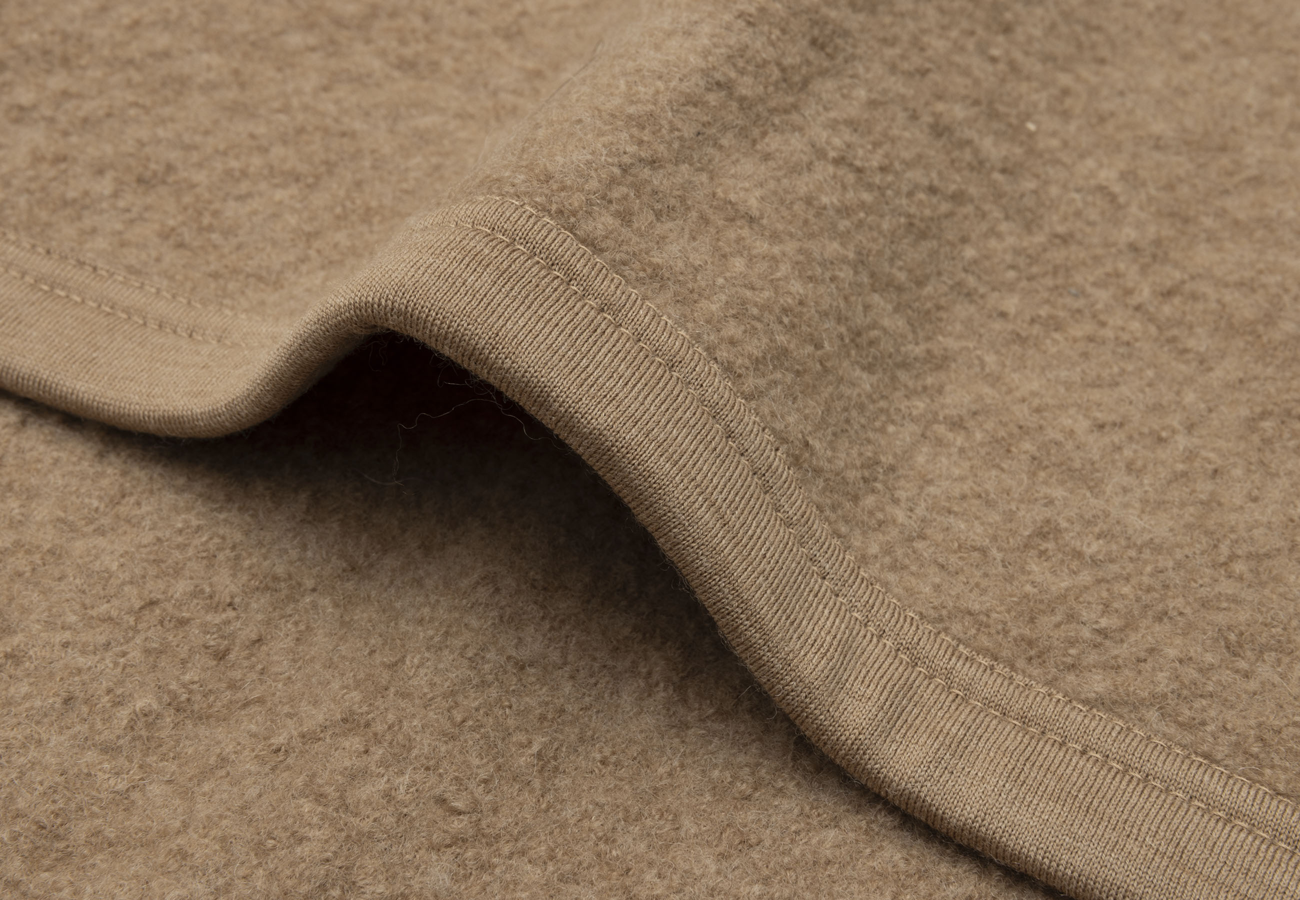 Jollein Babyfilt 75x100cm Merino Wool Felted Dark Hazel - 4