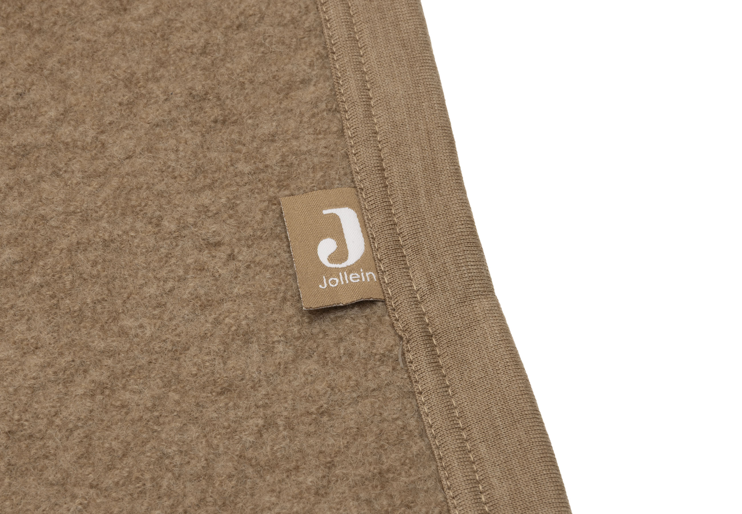 Jollein Babyfilt 75x100cm Merino Wool Felted Dark Hazel - 3