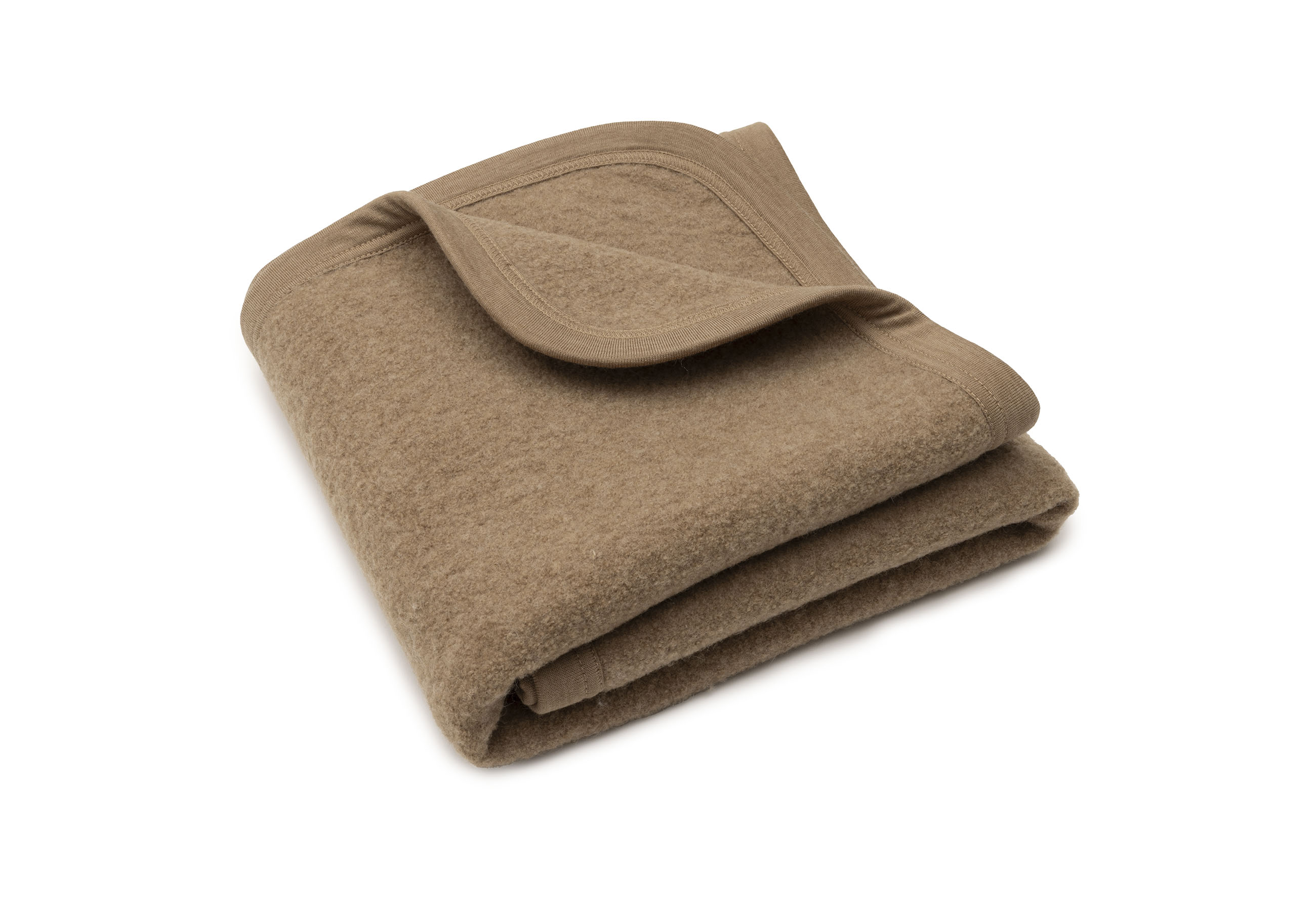 Jollein Babyfilt 75x100cm Merino Wool Felted Dark Hazel