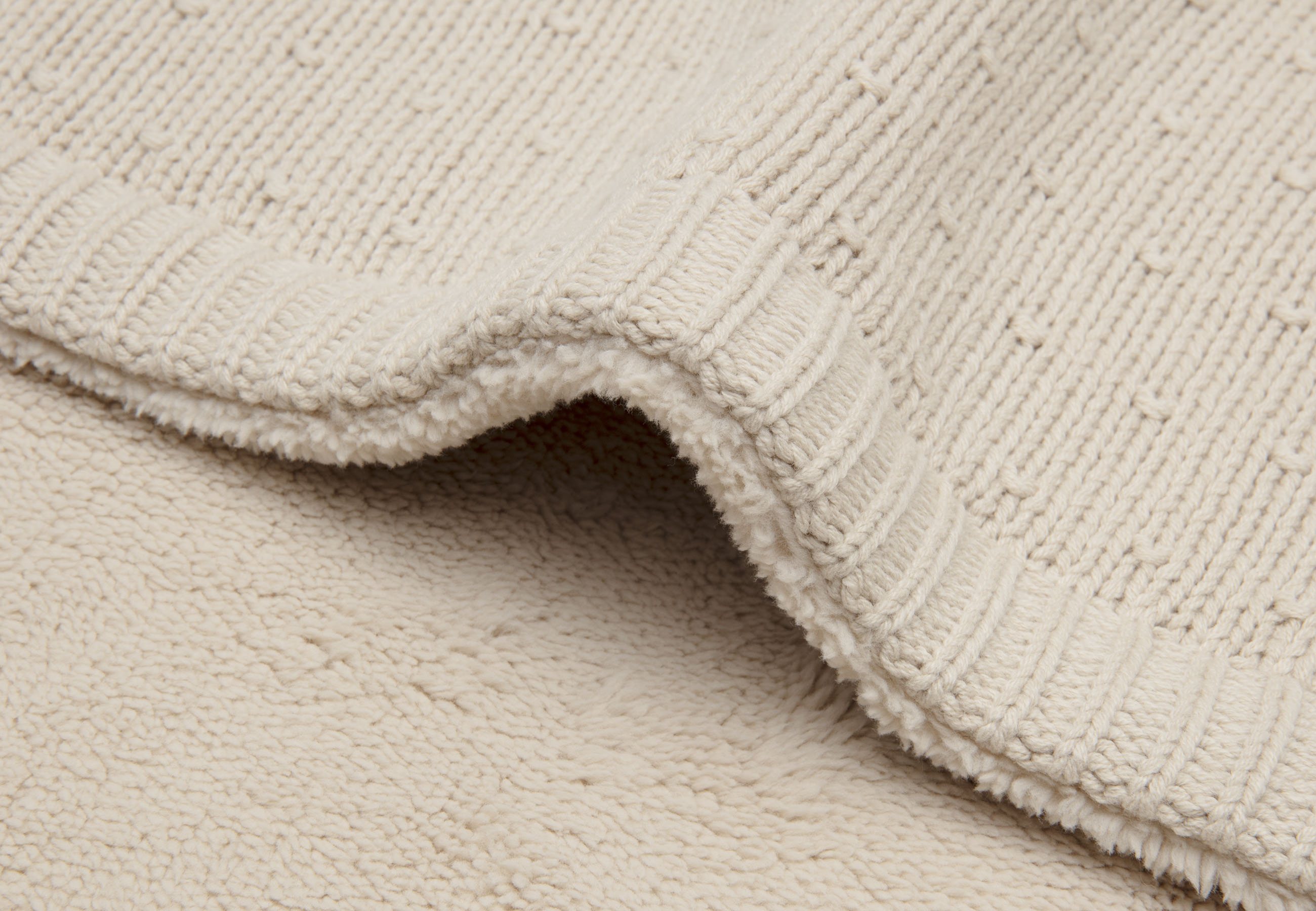 Jollein Babyfilt 75x100cm Sprinkle Knit Sand/Fluffy - 4