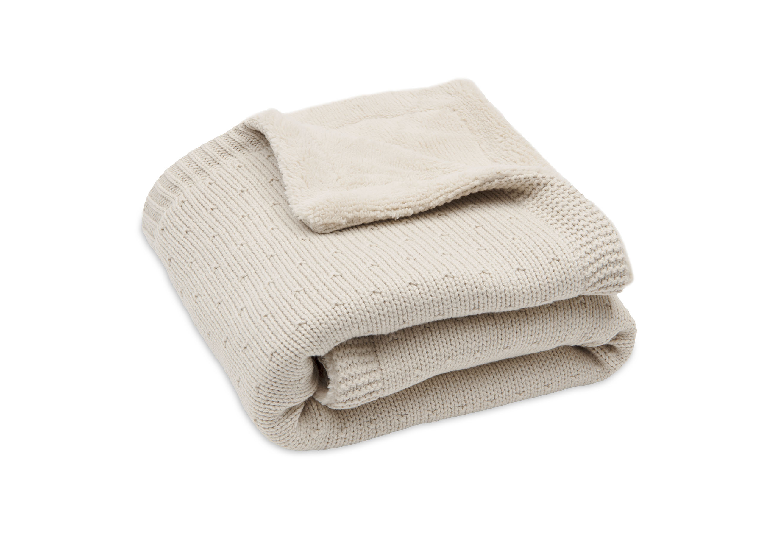 Jollein Babyfilt 75x100cm Sprinkle Knit Sand/Fluffy