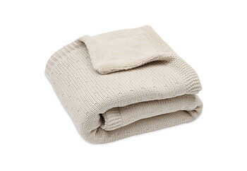 Jollein Babyfilt 75x100cm Sprinkle Knit Sand/Fluffy