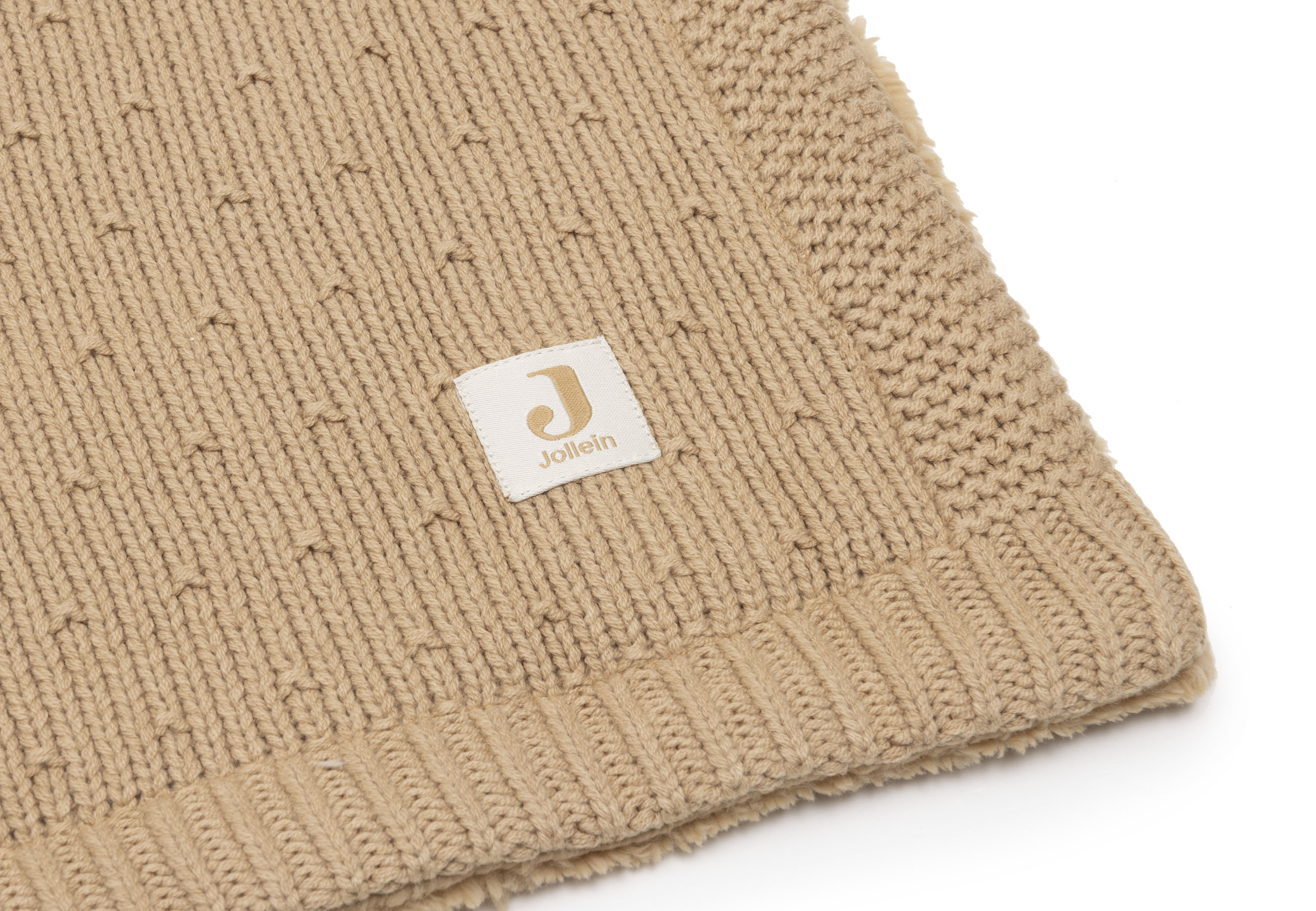 Jollein Babyfilt 75x100cm Sprinkle Knit Hazel/Fluffy - 3
