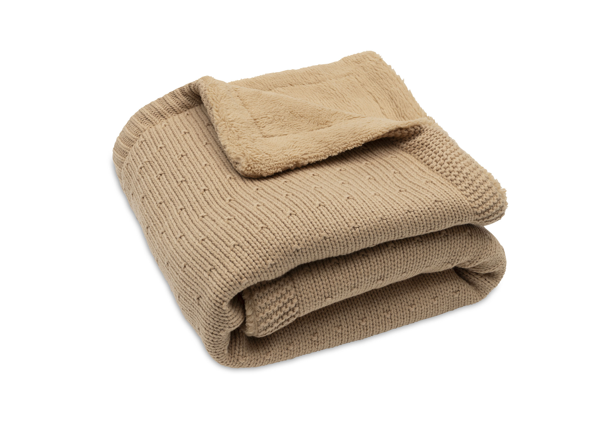 Jollein Babyfilt 75x100cm Sprinkle Knit Hazel/Fluffy