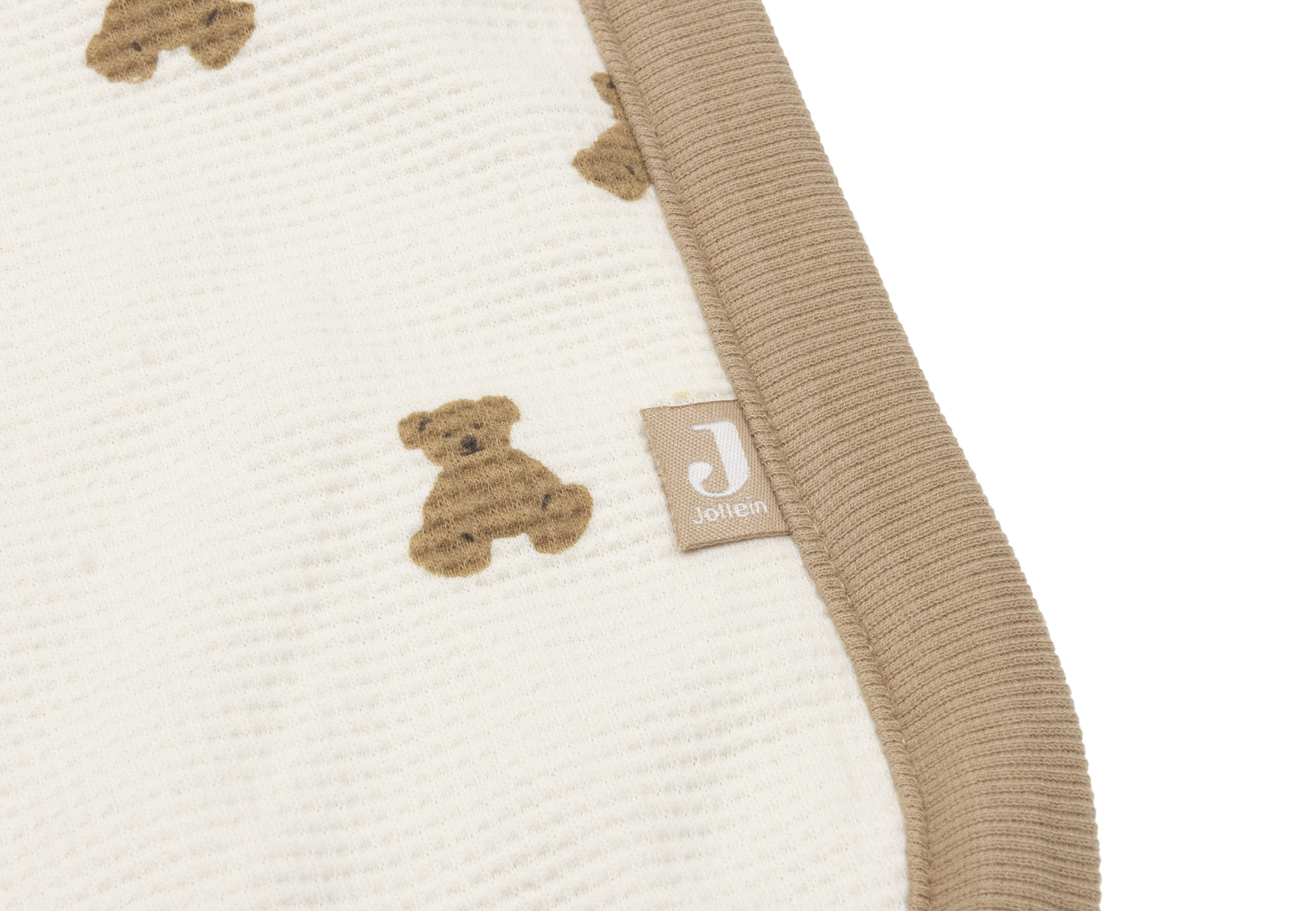 Jollein Babyfilt 75x100cm Mini Teddy Bear Little Waffle/Fluffy - 2
