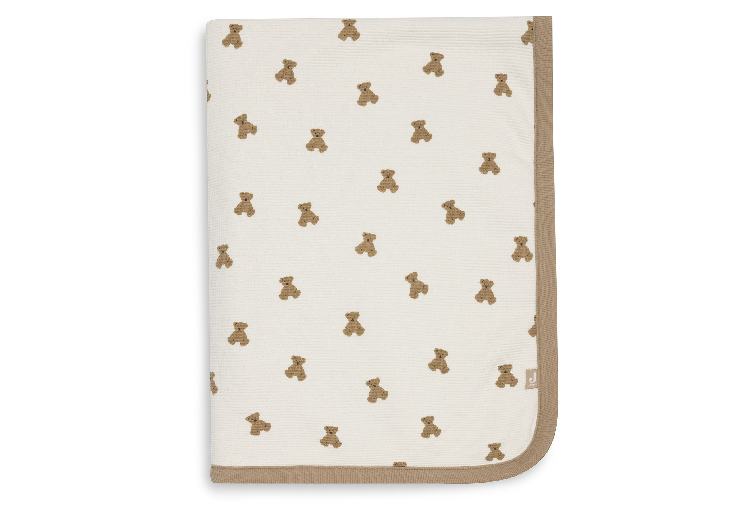 Jollein Babyfilt 75x100cm Mini Teddy Bear Little Waffle/Fluffy - 4