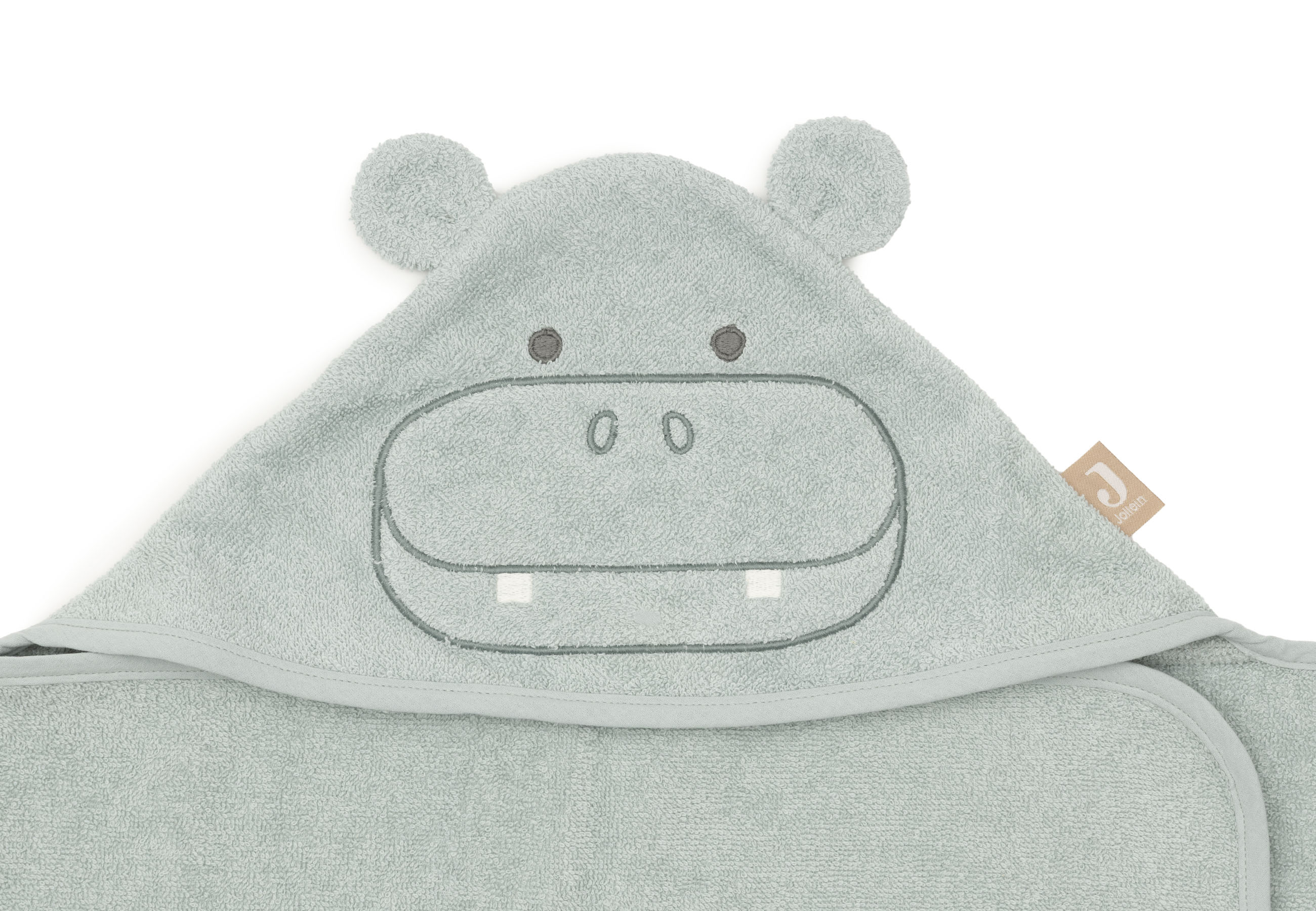 Jollein Badcape 70x130cm Hippo Happy - 3