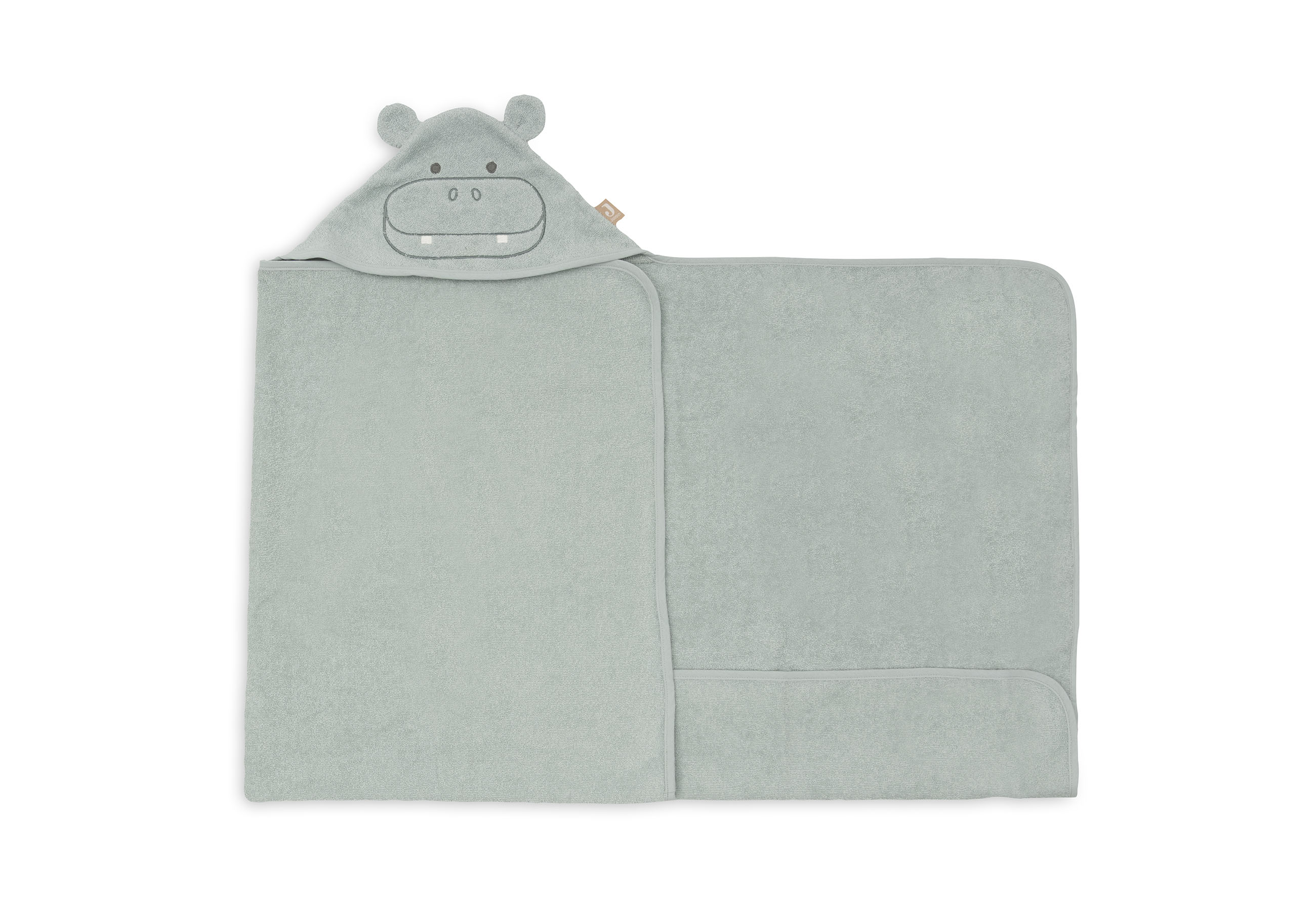 Jollein Badcape 70x130cm Hippo Happy