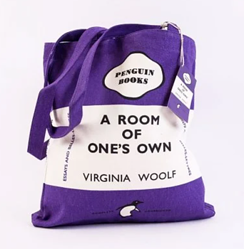 Penguin : Virginia Woolf A Room of One's Own Tote Bag - Tygväska med den ikoniska klassikerdesignen