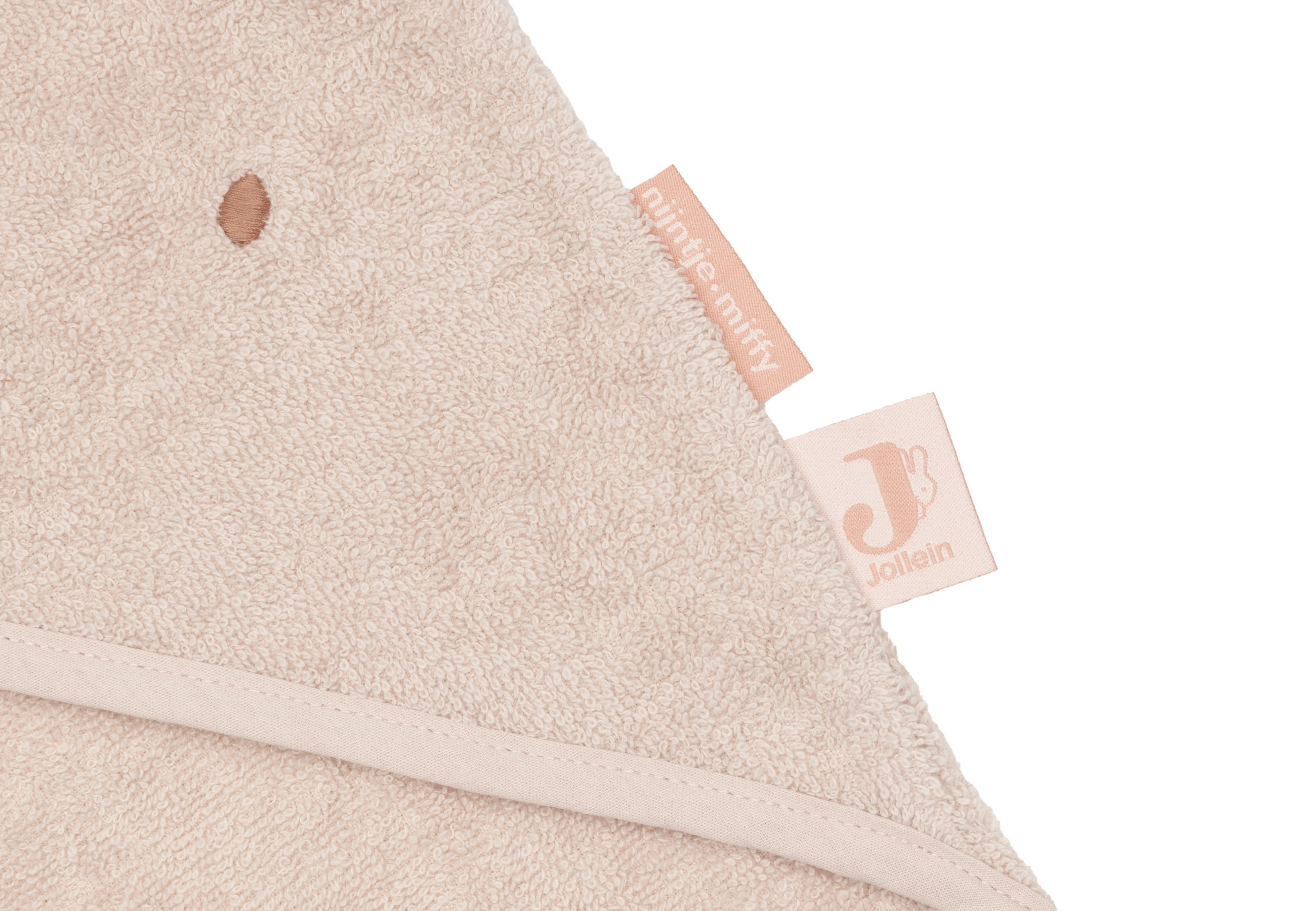 Jollein Badcape 75x75cm Miffy Silk Rose - 4