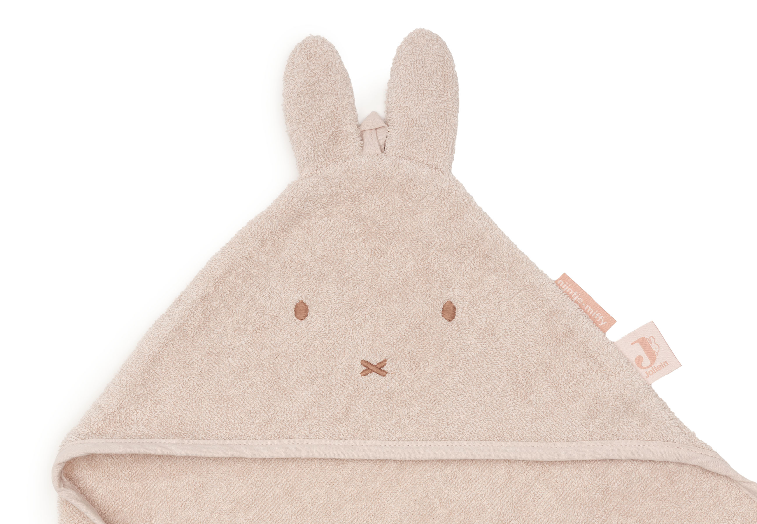 Jollein Badcape 75x75cm Miffy Silk Rose - 3