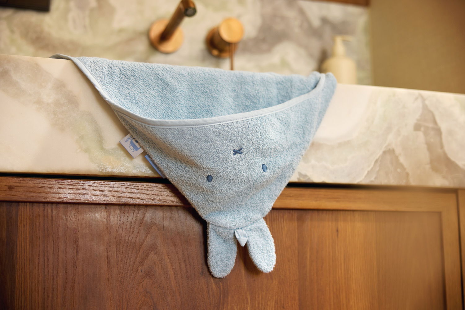 Jollein Badcape 75x75cm Miffy Cloudy Blue - 6