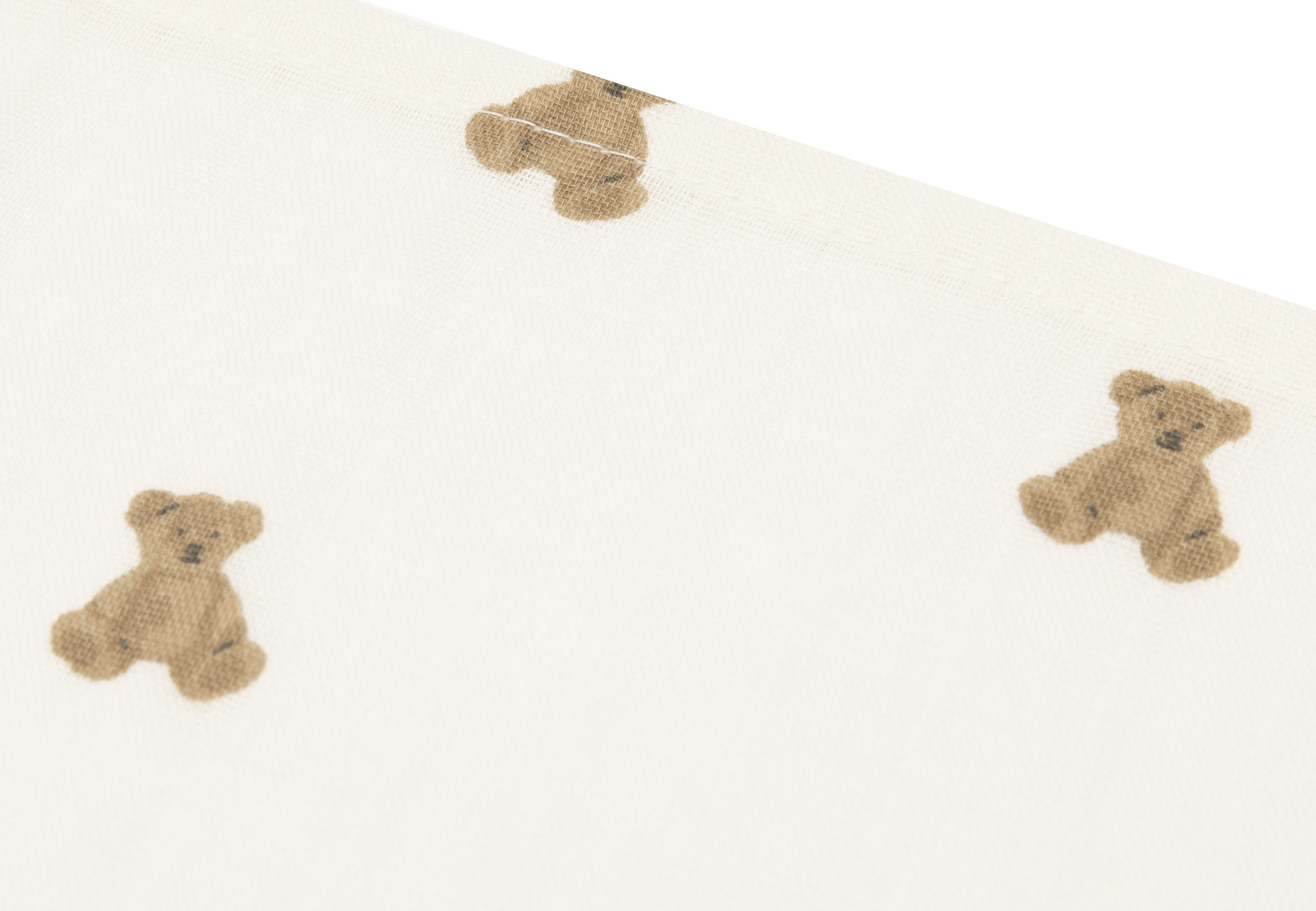 Jollein Muslinfilt 70x70cm Mini Teddy Bear (3pack) - 3