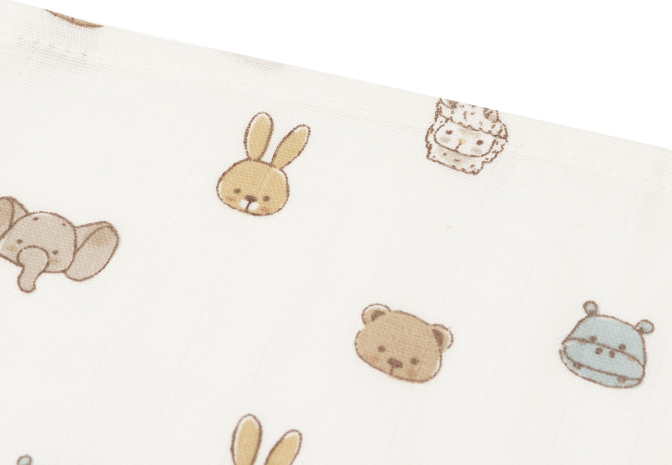 Jollein Muslinfilt 70x70cm Jollies (3pack) - 4