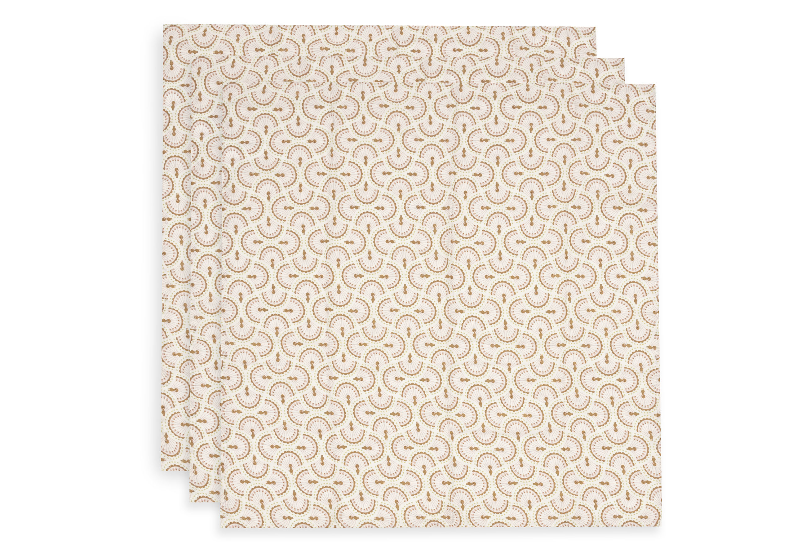 Jollein Muslinfilt 70x70cm Soft Plumes (3pack) - 2