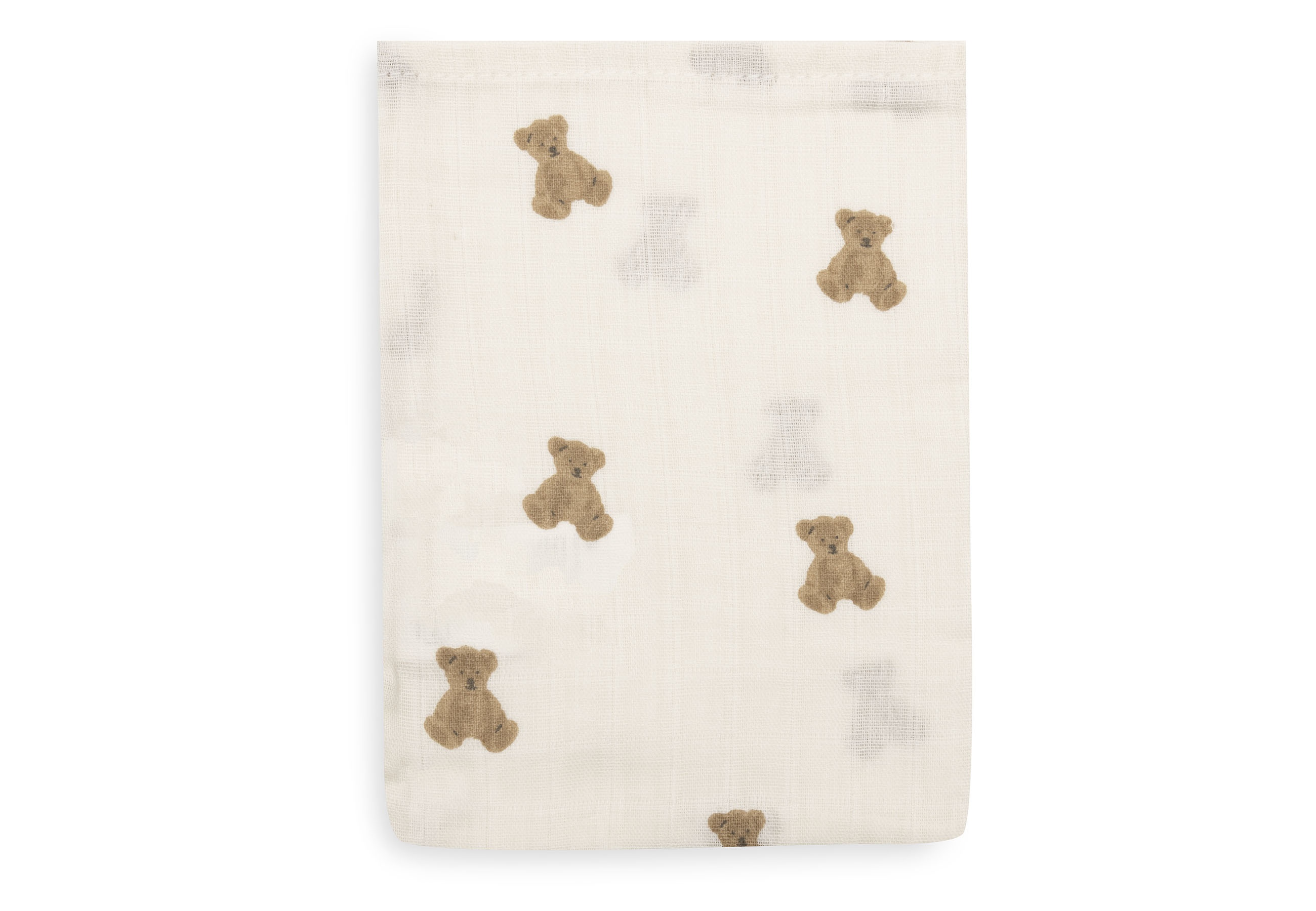 Jollein Tvättvante Muslin 15x20cm Mini Teddy Bear (3pack) - 2