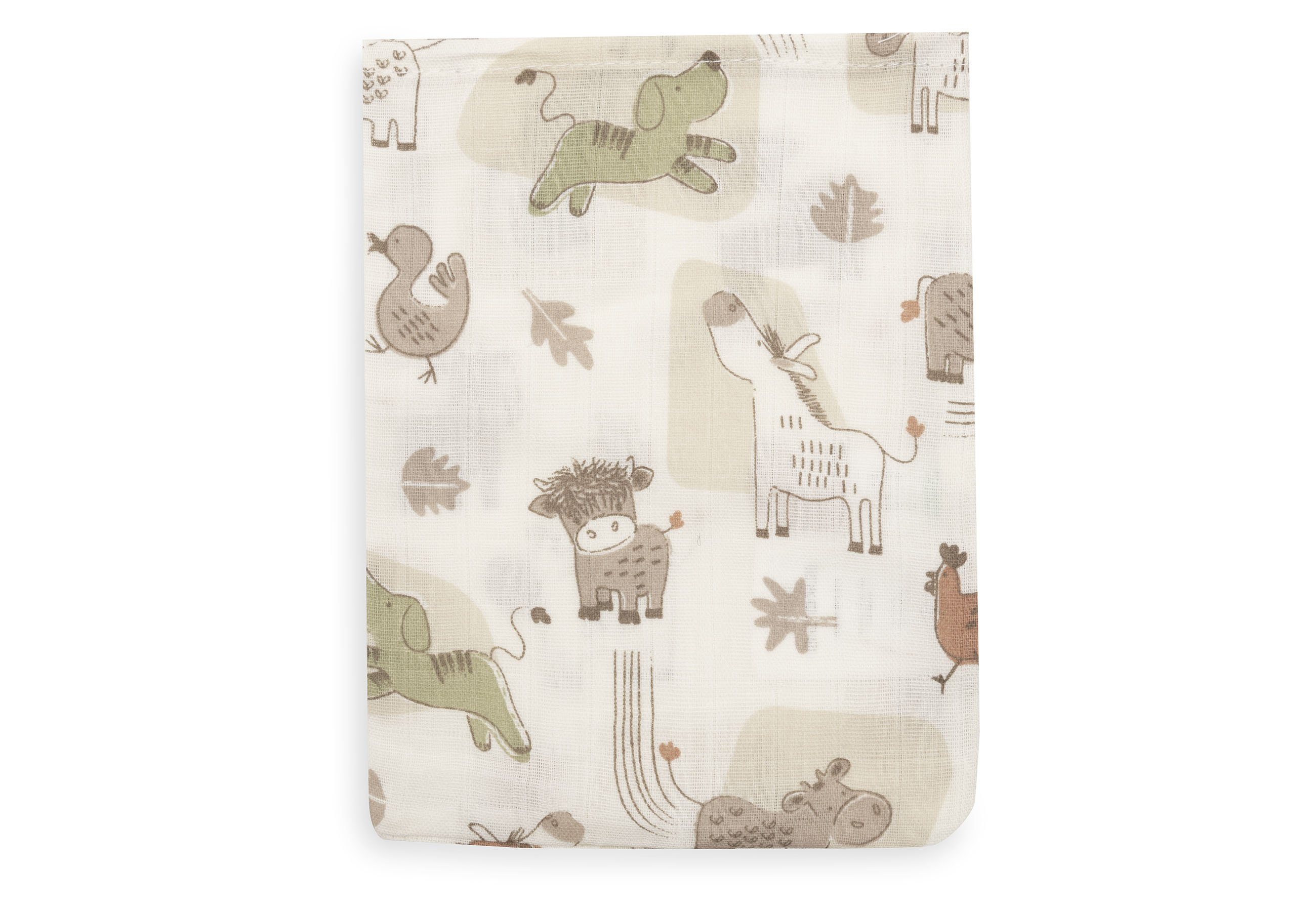 Jollein Tvättvante Muslin 15x20cm Barn Buddies (3pack) - 2