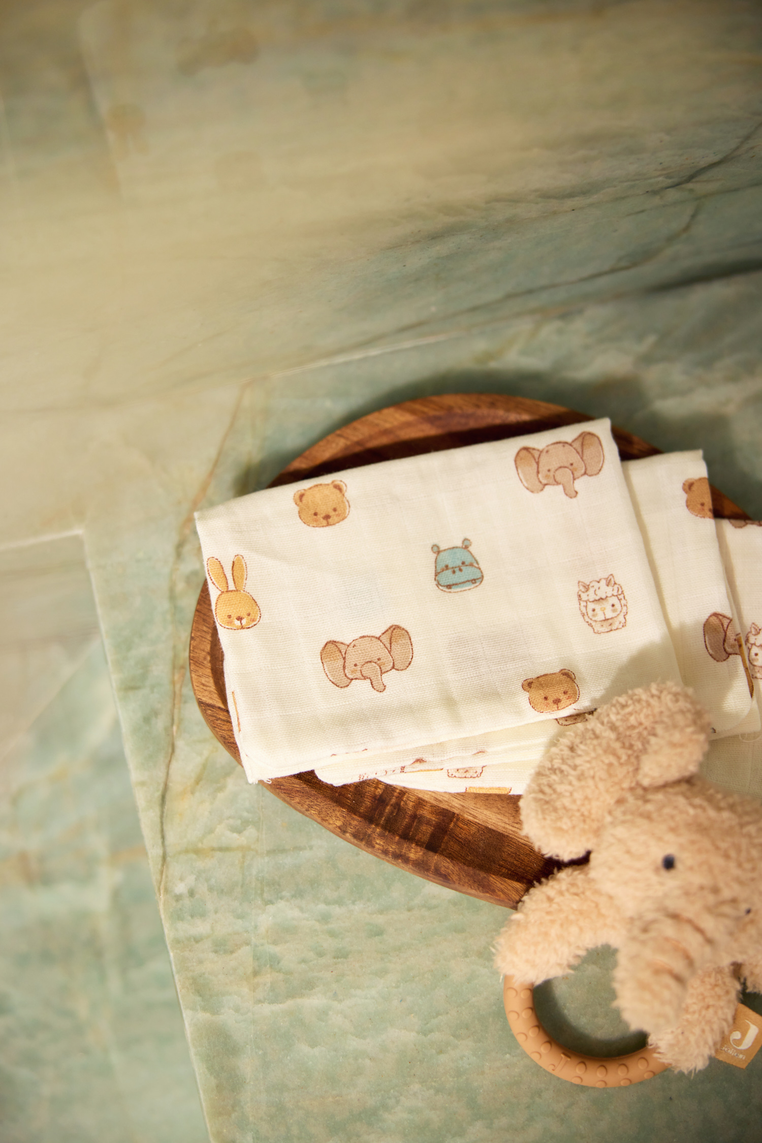 Jollein Tvättlapp i Muslin 31x31cm Jollies (3pack) - 8