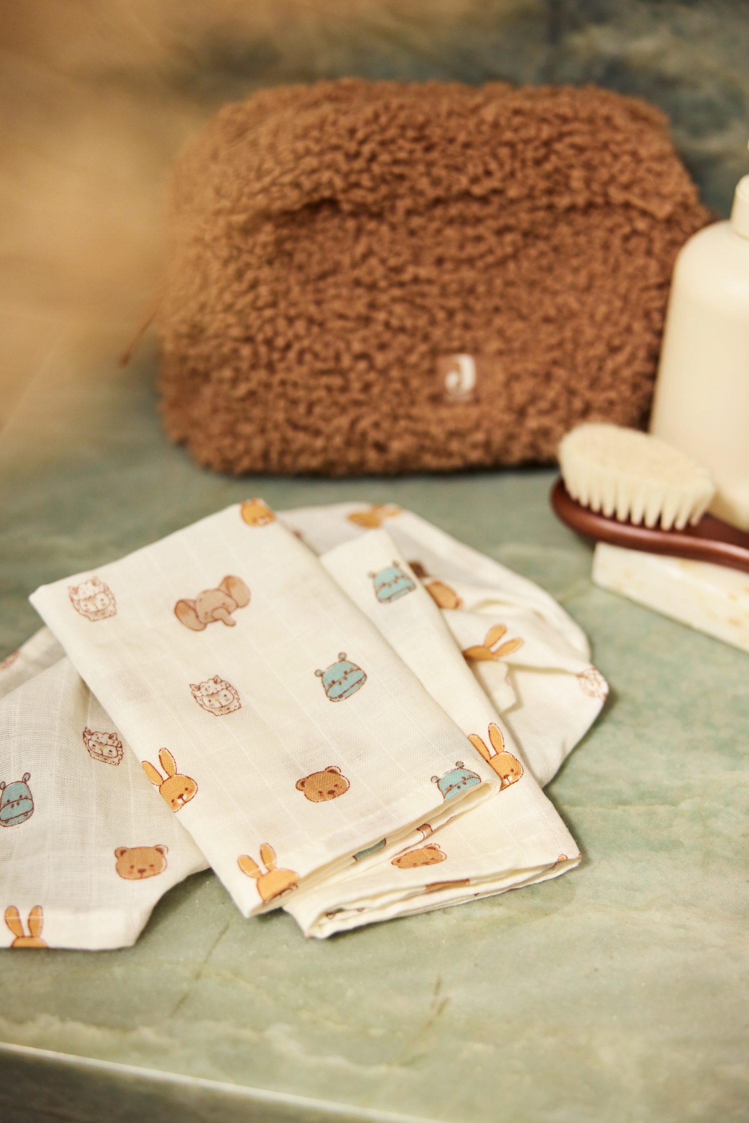 Jollein Tvättlapp i Muslin 31x31cm Jollies (3pack) - 6