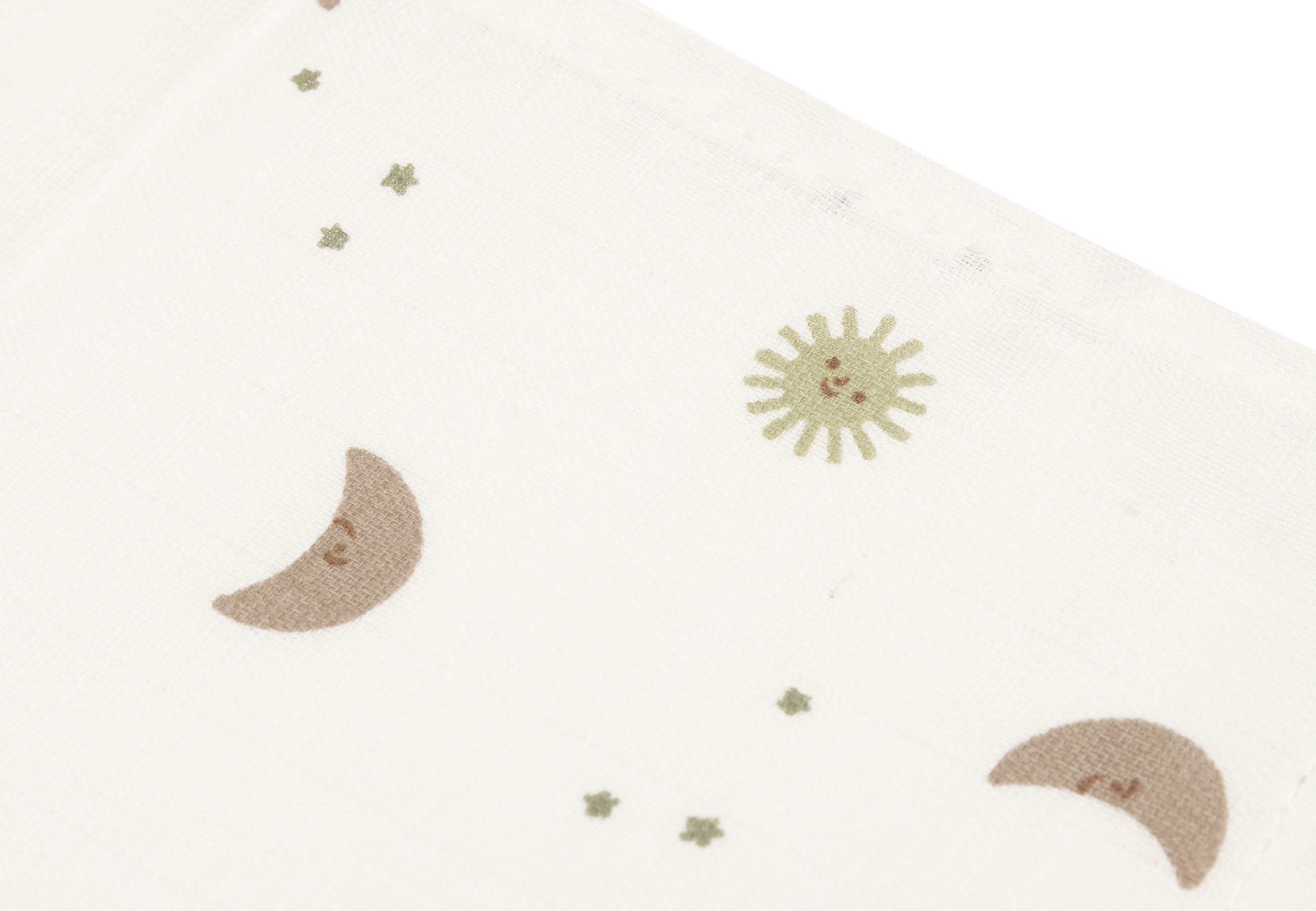 Jollein Tvättlapp i Muslin 31x31cm Over the Moon (3pack) - 3