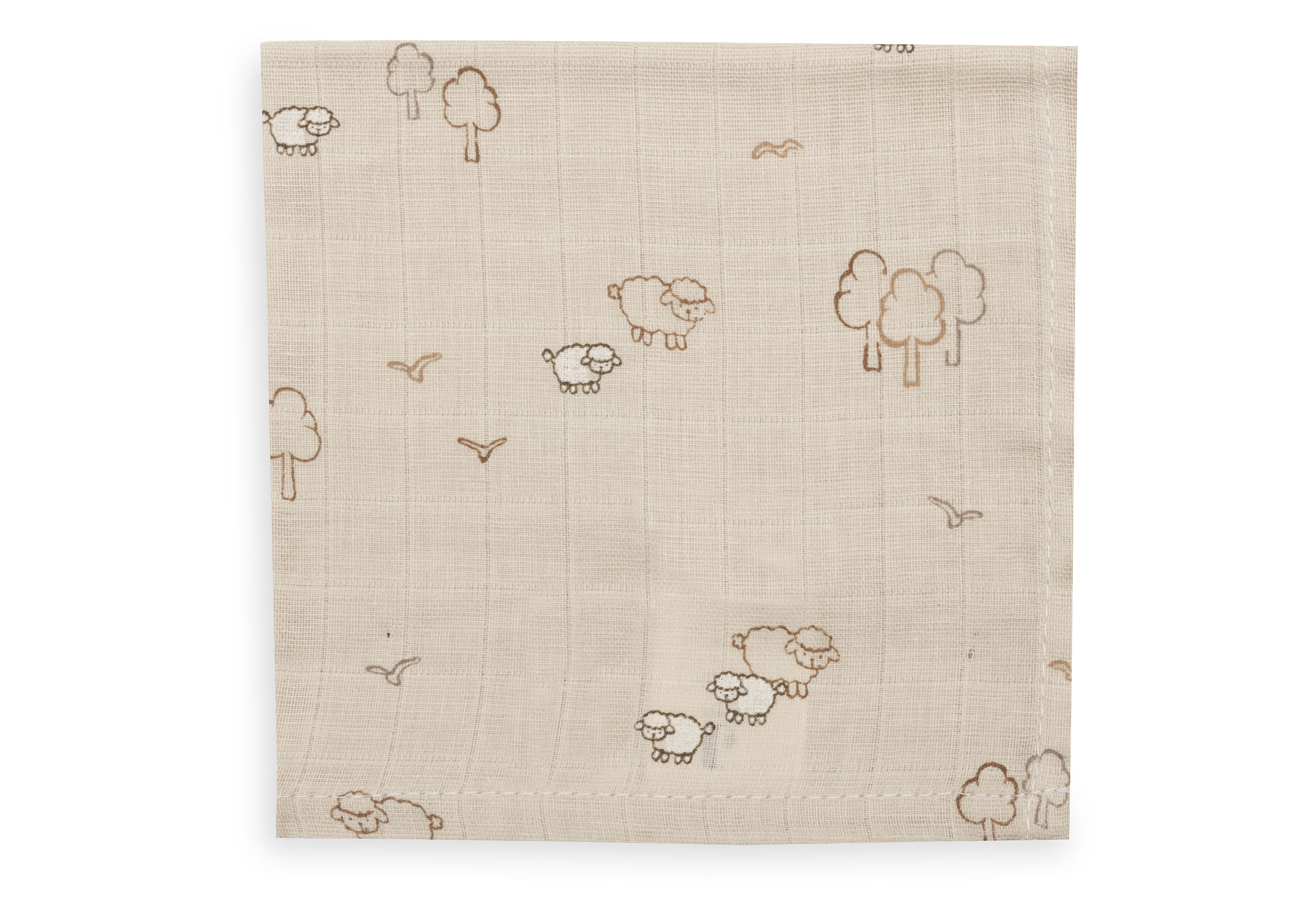 Jollein Tvättlapp i Muslin 31x31cm Woolly (3pack) - 2