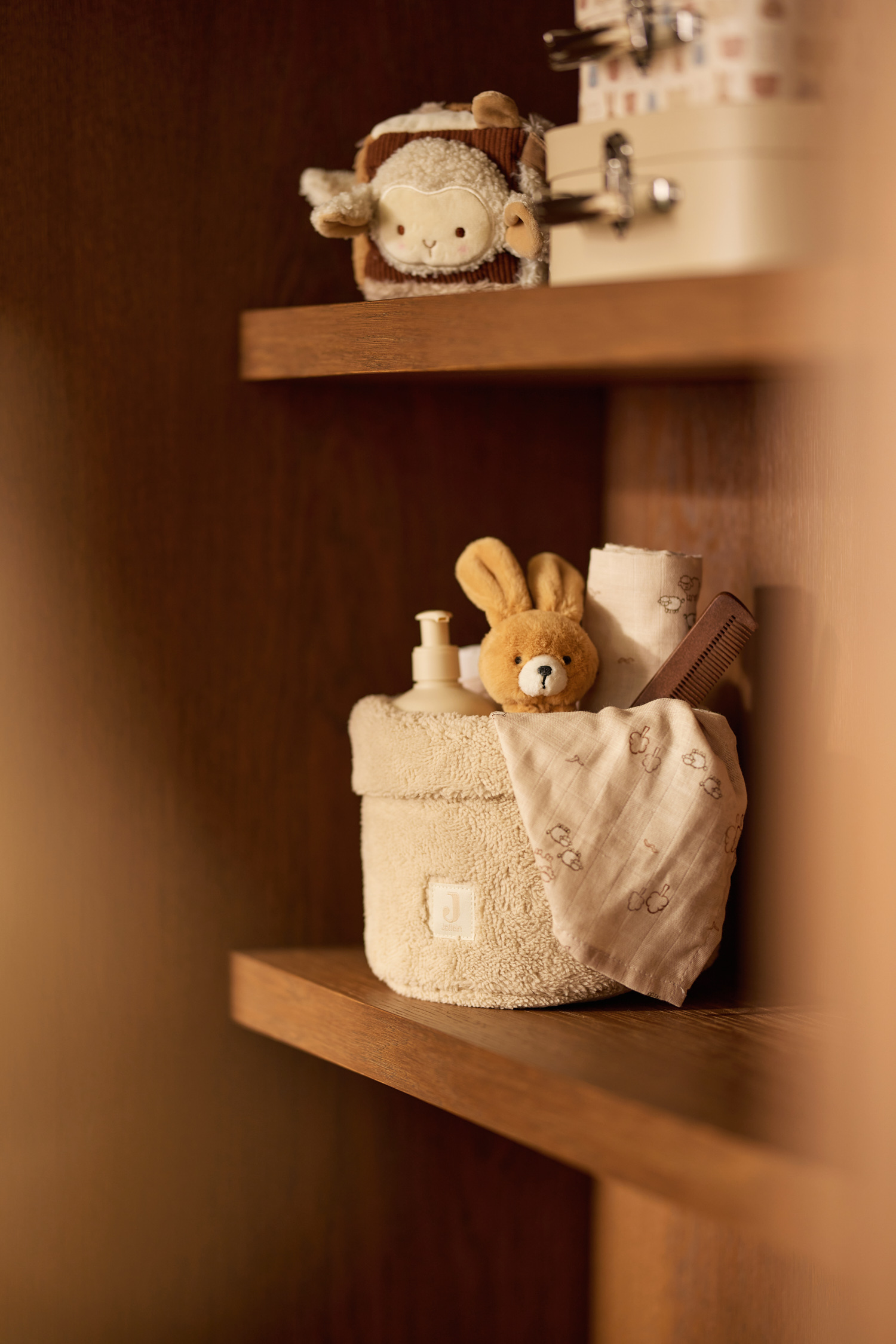Jollein Changing Table Basket Fluffy Sand - 3