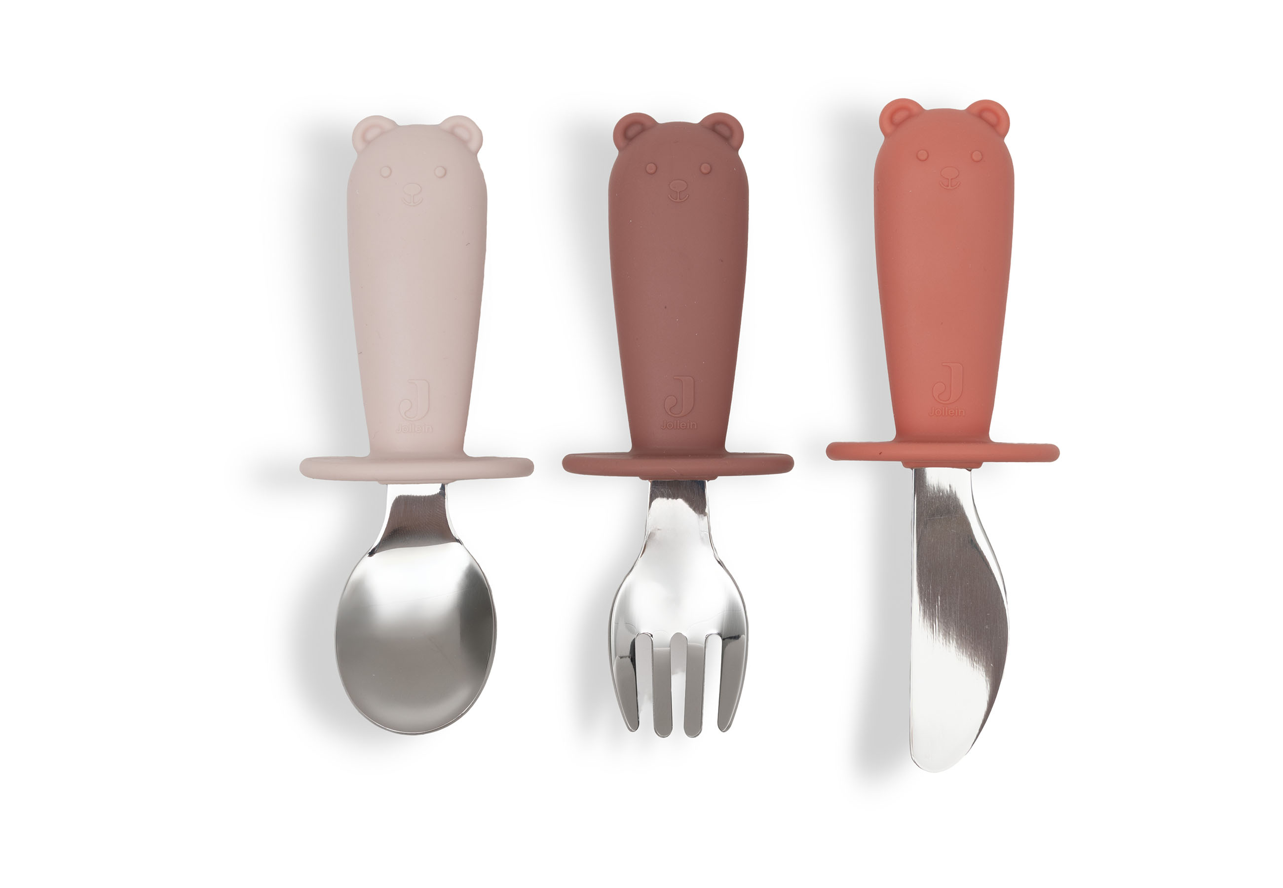 Jollein Bestickset i Silikon Blush Shades