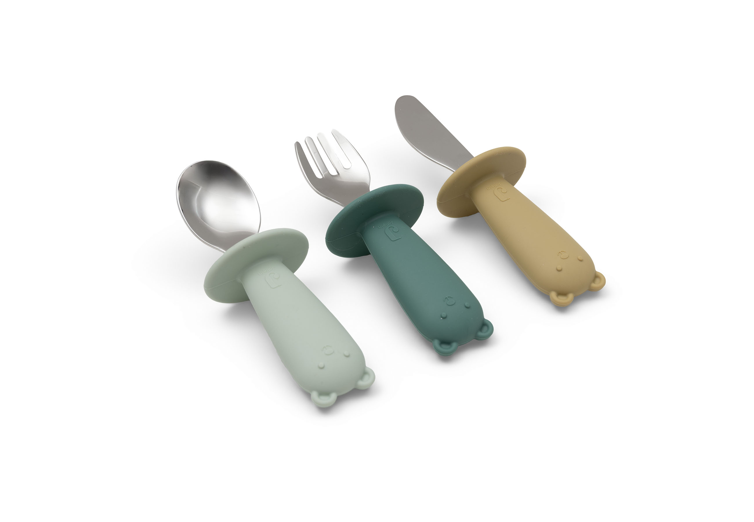 Jollein Bestickset i Silikon  Jade Shades - 2