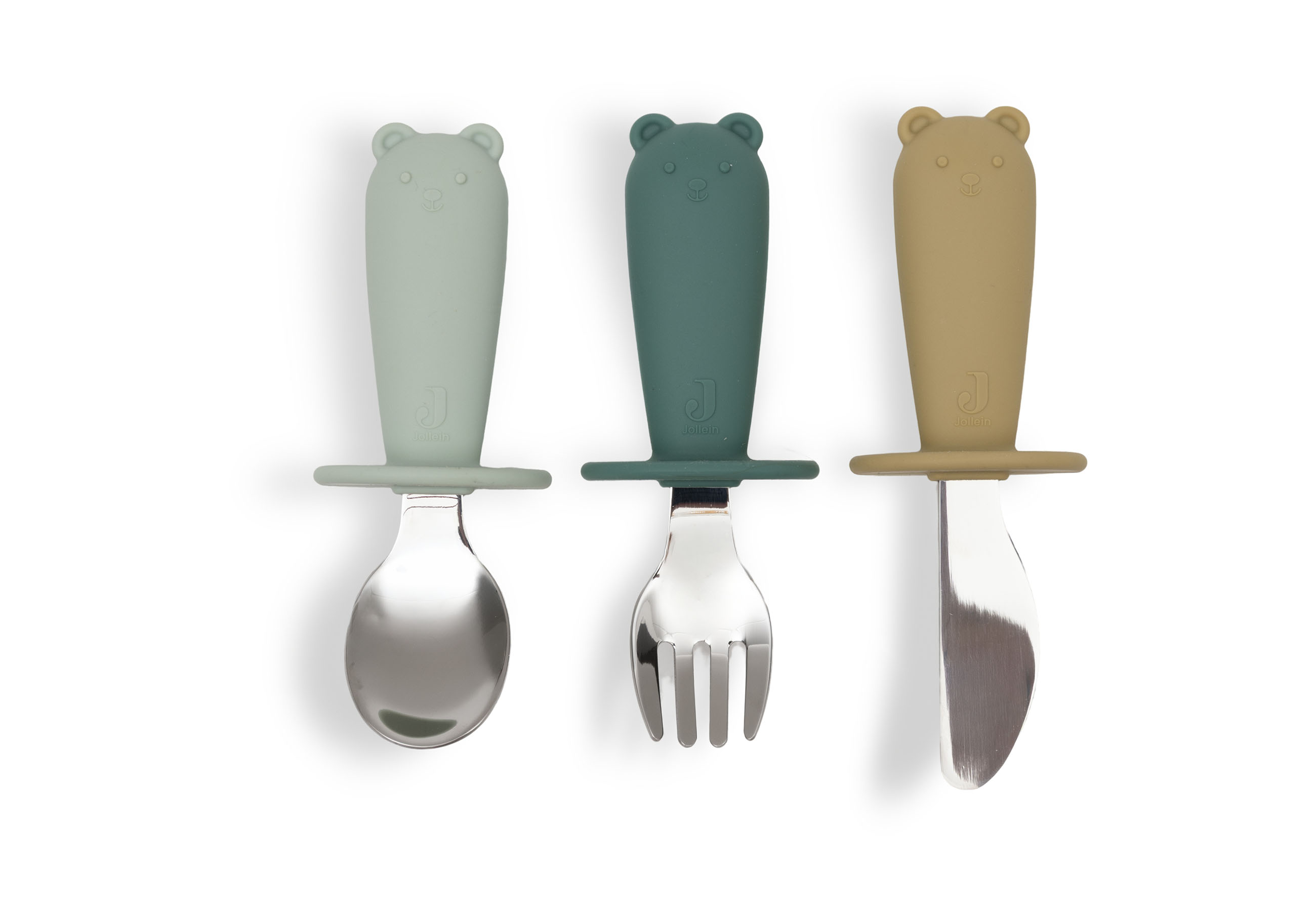 Jollein Bestickset i Silikon  Jade Shades
